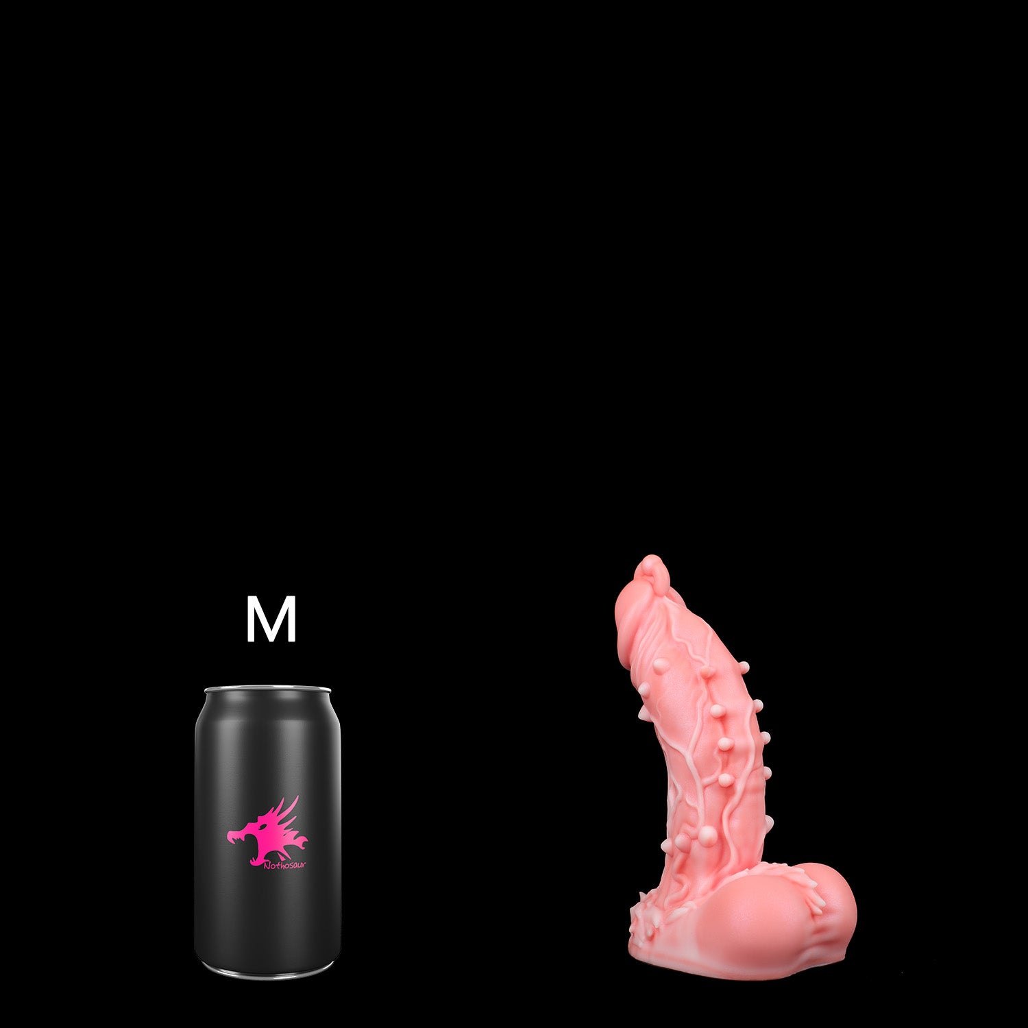 Nothosaur Oak monster giant dildo best massive anal dildo White Peach Color M SIZE