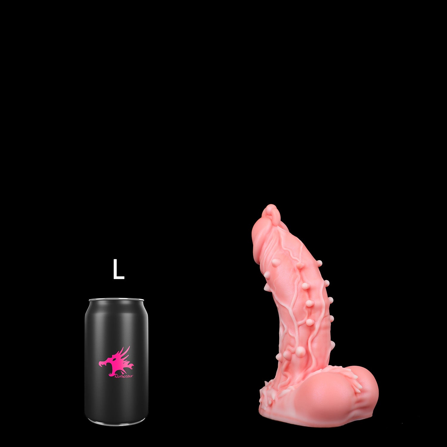 Nothosaur Oak monster giant dildo best massive anal dildo White Peach Color L SIZE