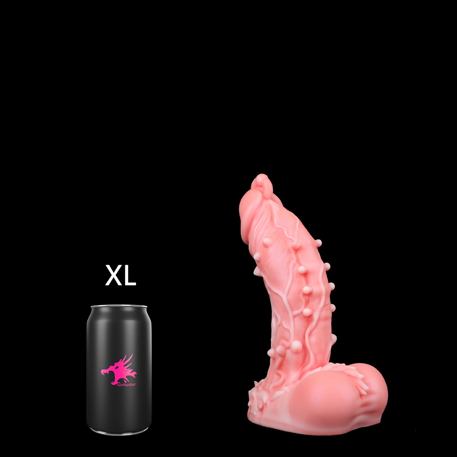 Nothosaur Oak monster giant dildo best massive anal dildo White Peach Color XL SIZE