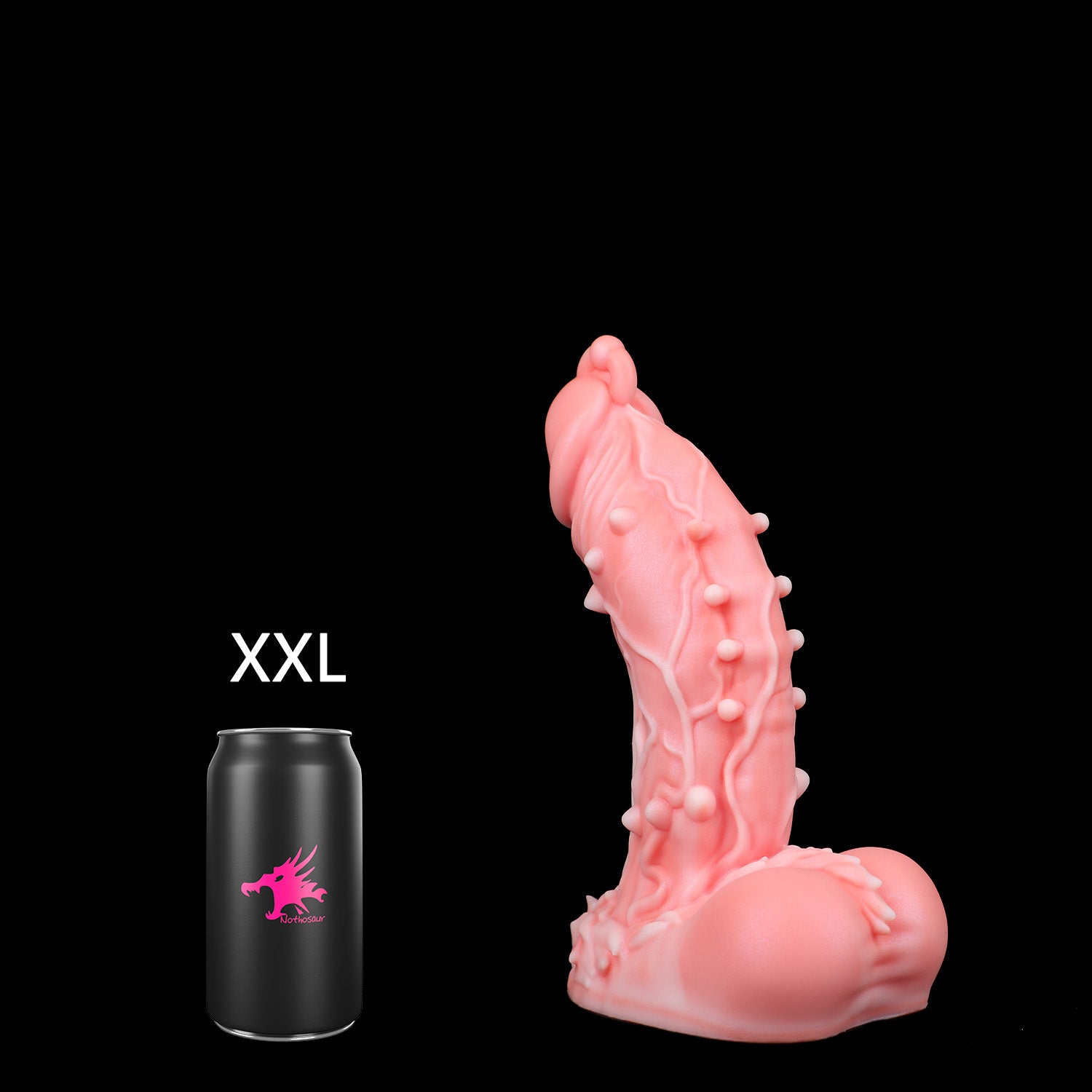 Nothosaur Oak monster giant dildo best massive anal dildo White Peach Color XXL SIZE