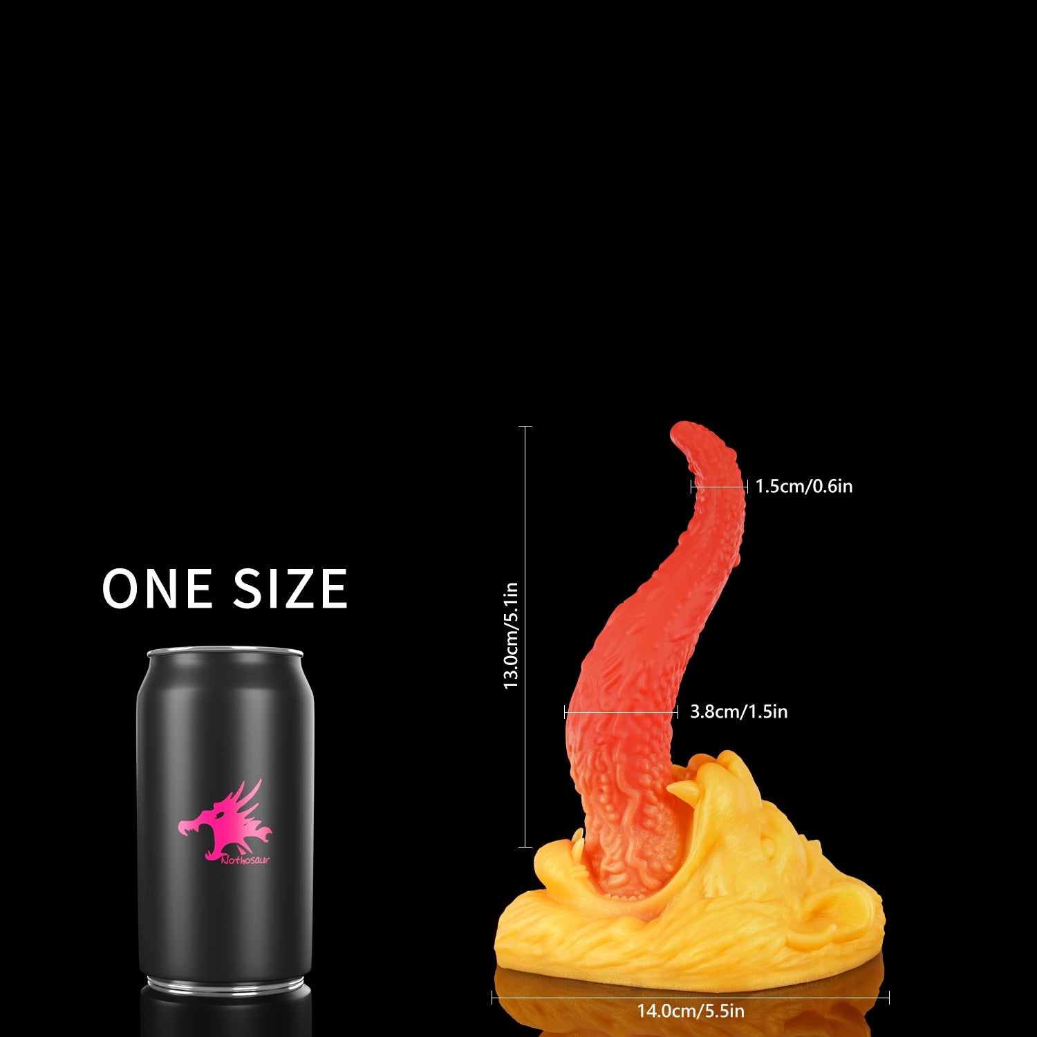 NOTHOSAUR LEO Fantasy dildo licking dildo silicone anal dildo monster core size chart