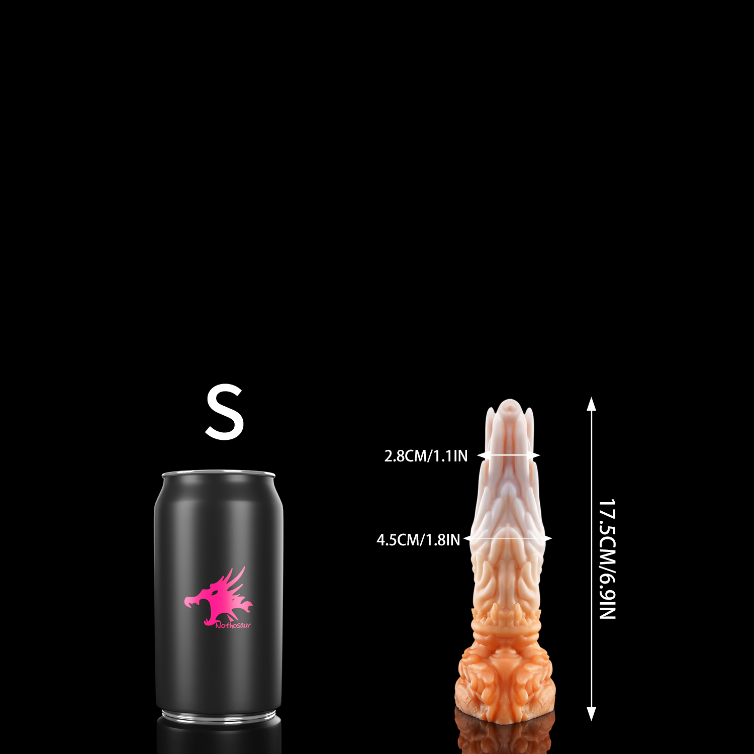 nothosaur VirgoFantasy dildo constellation dildo anal dildo textured cosmic dildo S SIZE