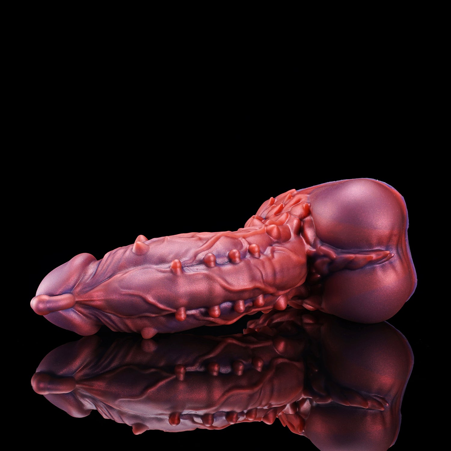 Nothosaur Oak monster giant dildo best massive anal dildo Rust Red color