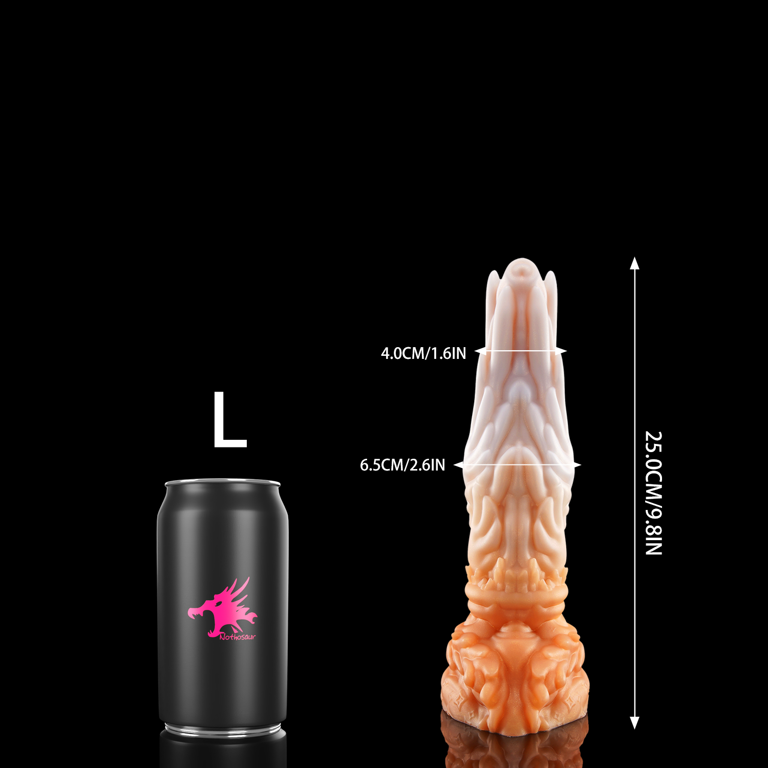 nothosaur VirgoFantasy dildo constellation dildo anal dildo textured cosmic dildo L SIZE