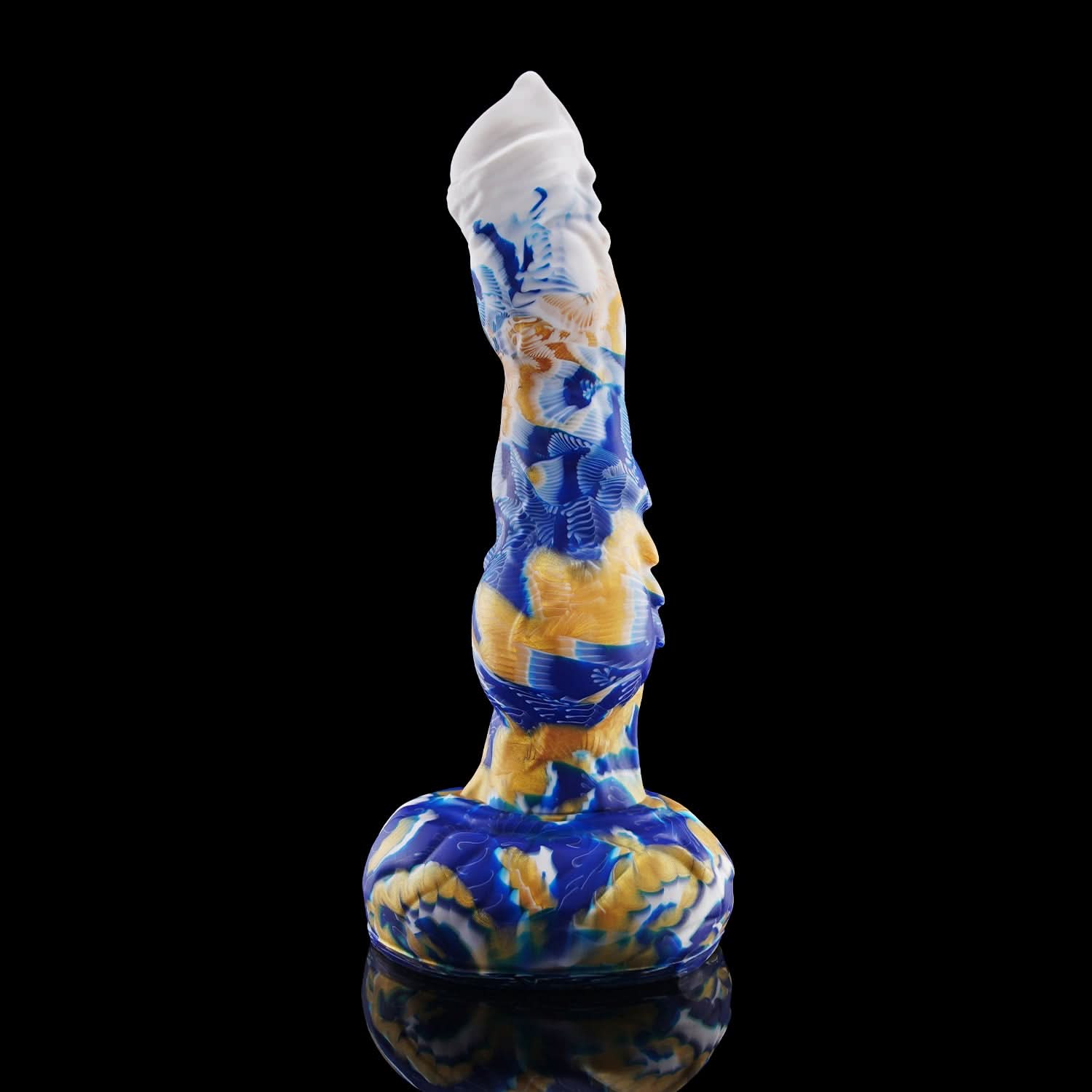 nothosaur Gemstone Green Fantasy dildo dog knot dildo knotted dildo for strap on anal dildo