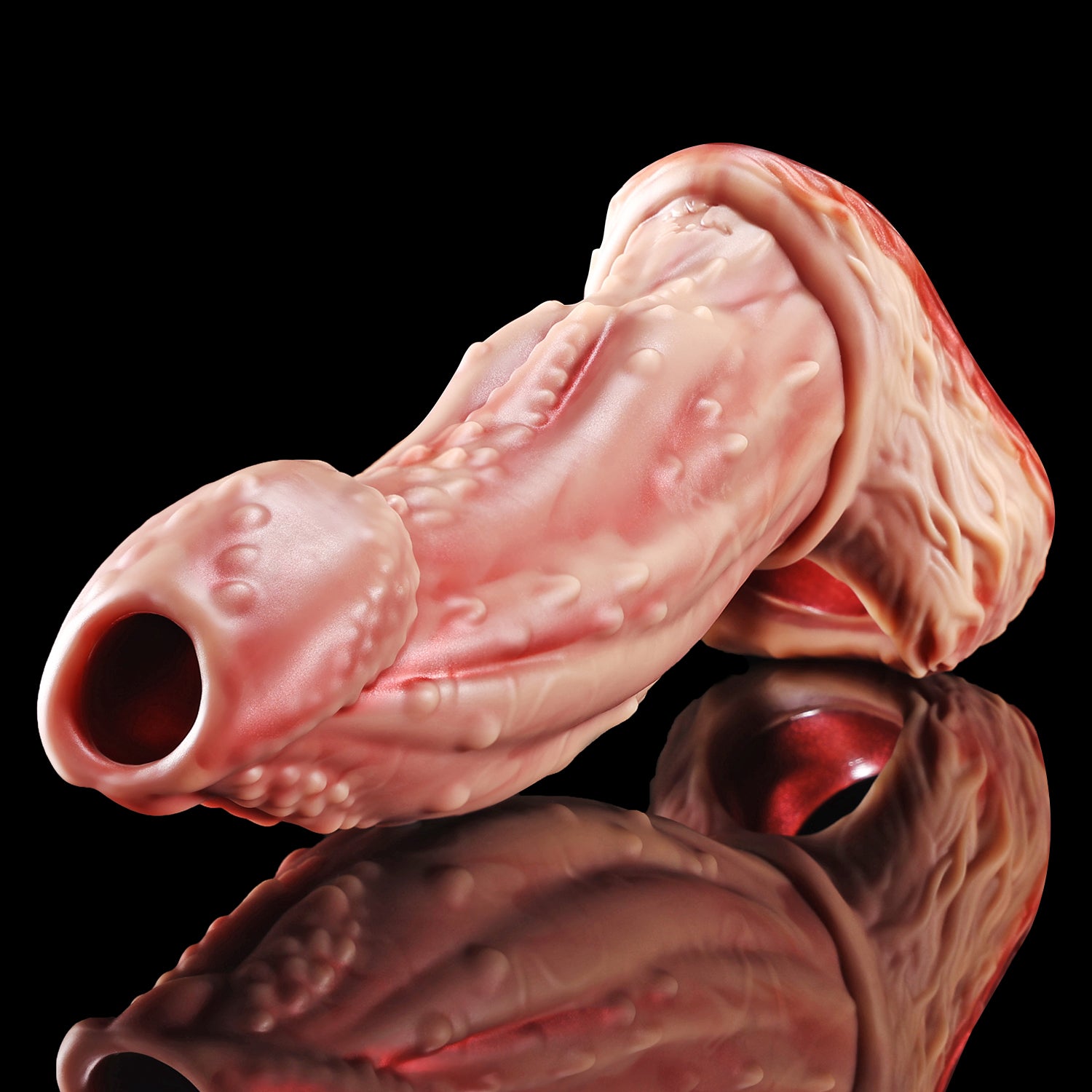 Nothosaur Alcar Silicone Penis sleeve cock sheath cuffs Extender make Thick Dildo