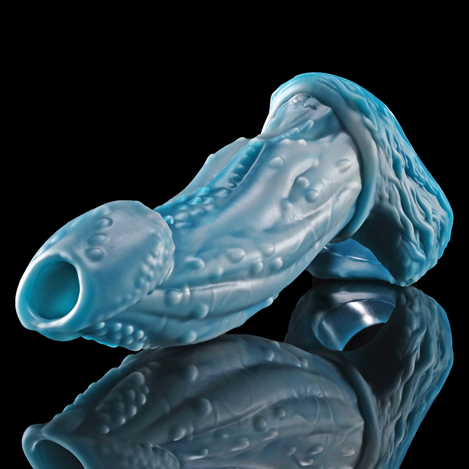 Nothosaur Alcar Silicone Penis sleeve cock sheath cuffs Extender make Thick Dildo