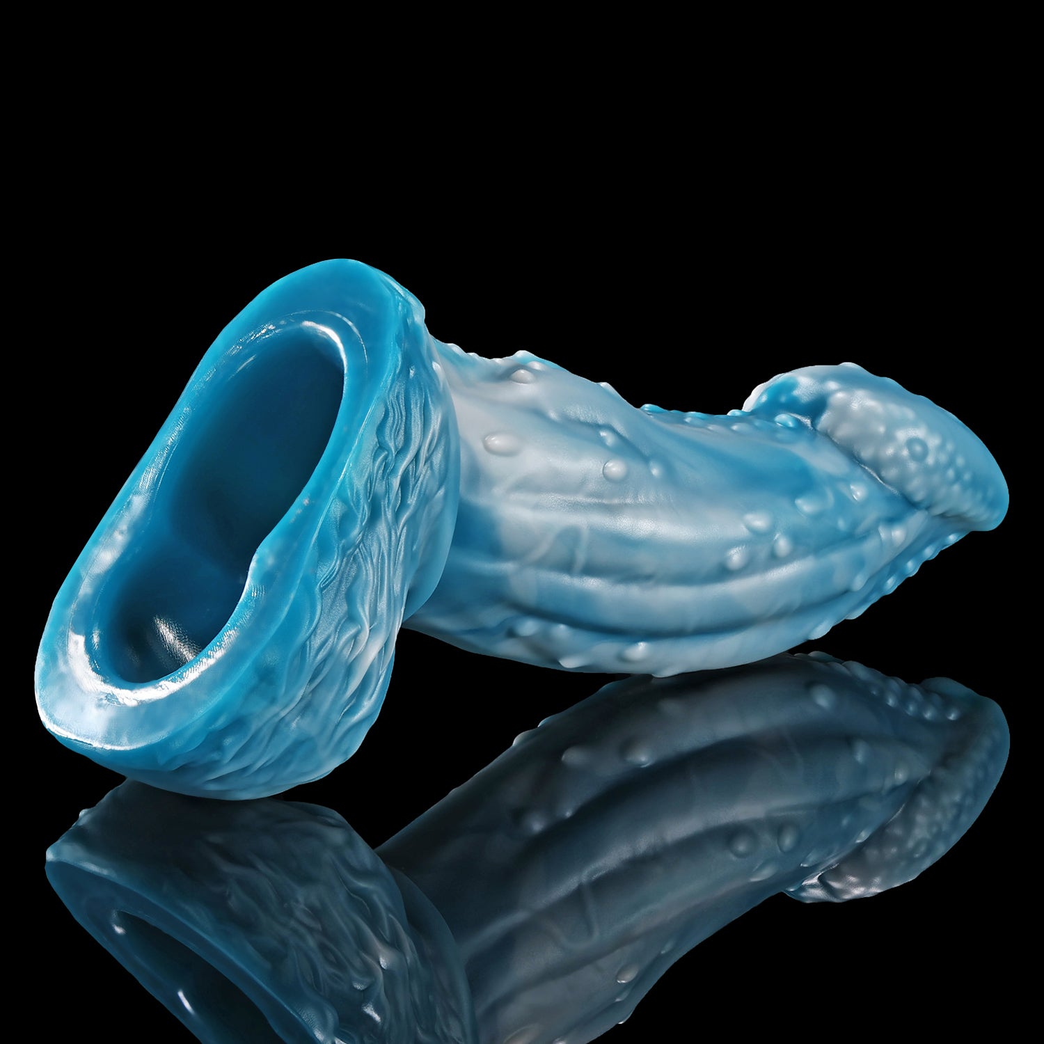 Nothosaur Alcar Silicone Penis sleeve cock sheath cuffs Extender make Thick Dildo