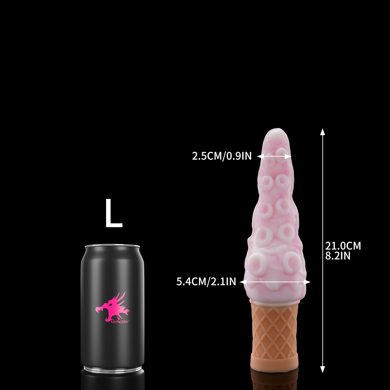 Milkberry Milkberry nothosaur T-ICECREAM tentacle dildo L size