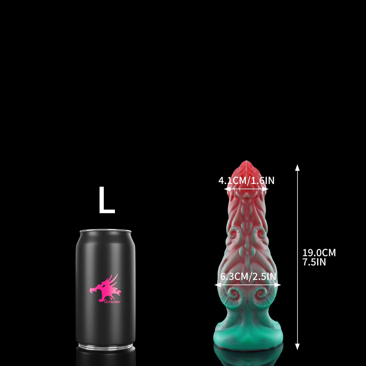 Rainforest green NOTHOSAUR ARIES Fantasy dildo hentai dildo giant dildo anal dildo soft L SIZE