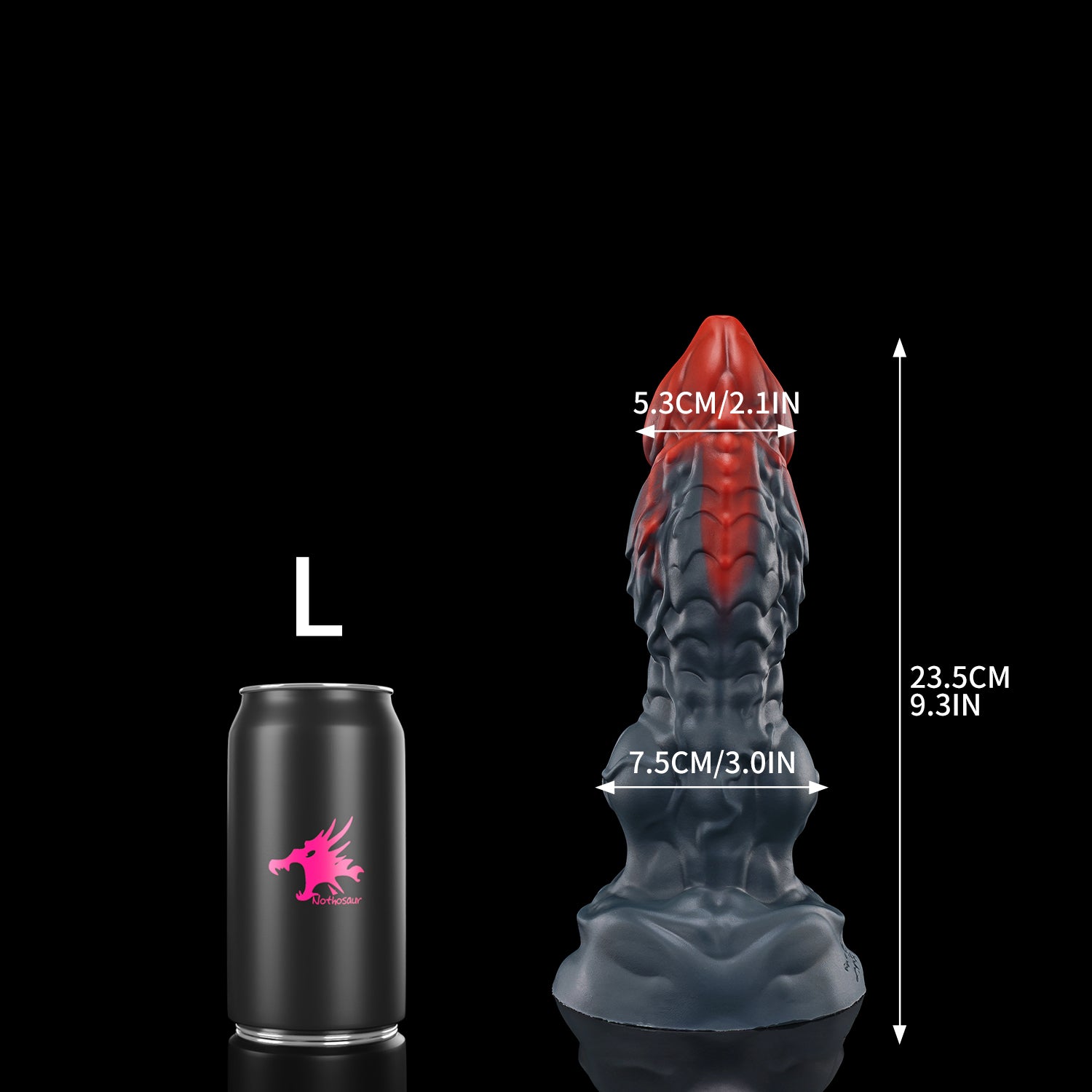 Nothsaur Vra dragon Cumming Dildo Cumming Dildo with Strong Suction Cup for Hands-Free Play L Size