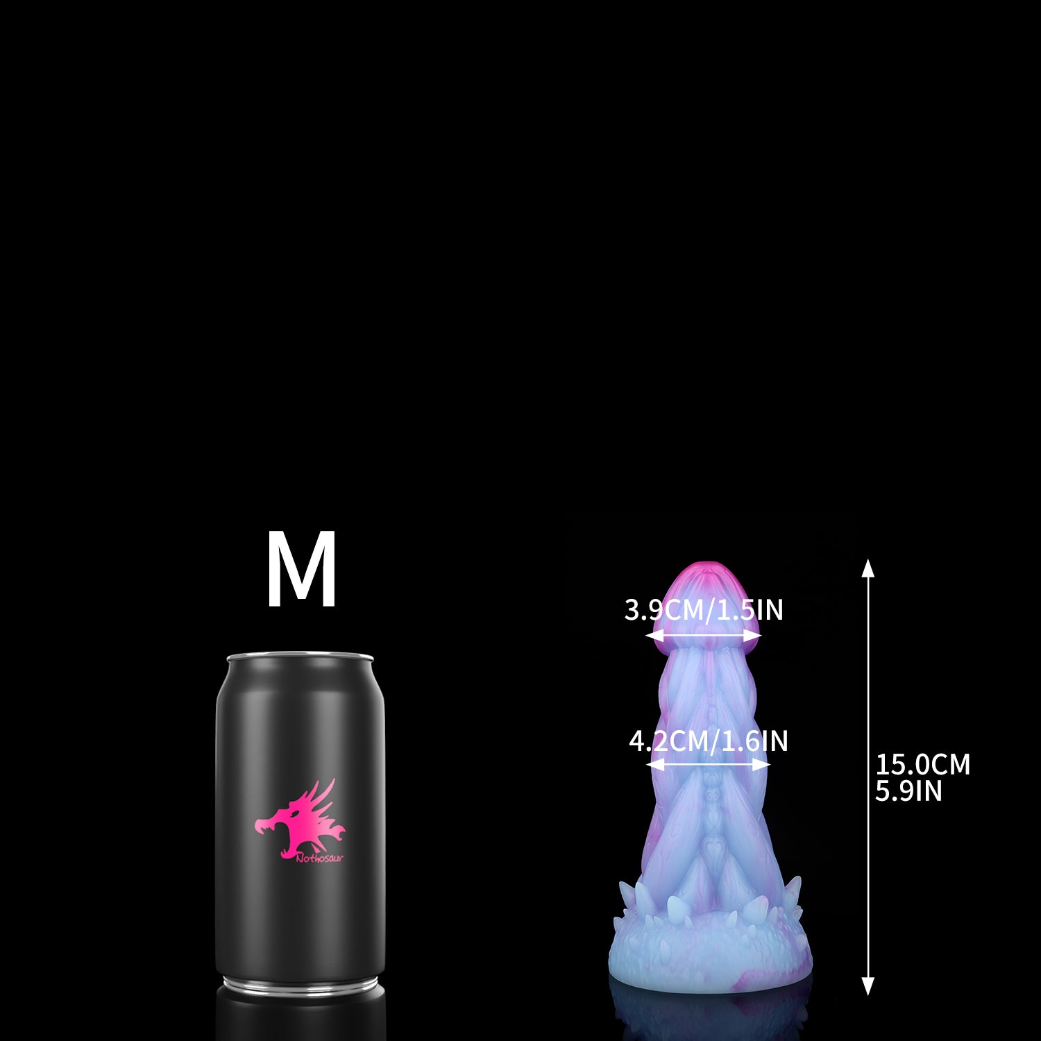 Streaming VioletBlue nothosaur moom Fantasy dildo ridged shaft anal dildo for g spot curved tip m size