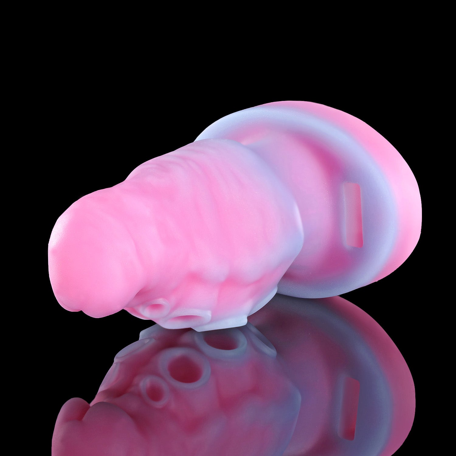 Nothosaur ALLA GAG tentacle mouth gag in pink silicone with adjustable black strap.