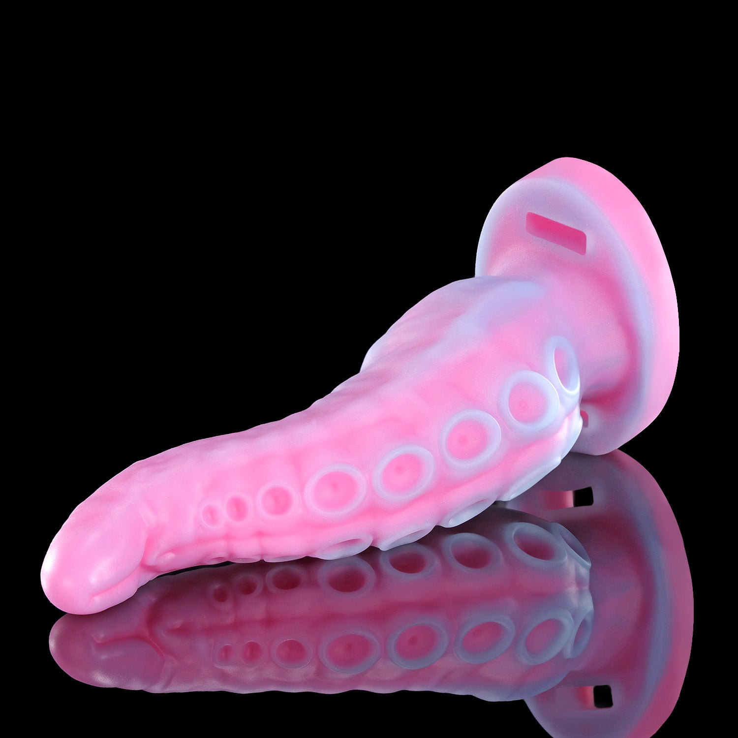 Nothosaur ALLA GAG tentacle mouth gag in pink silicone with adjustable black strap.
