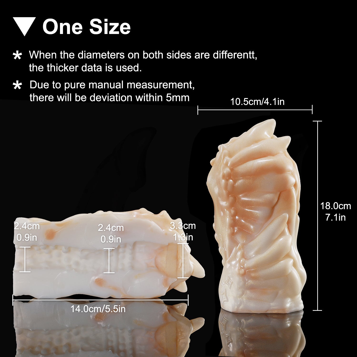 Nothosaur Virgo's Throne Fantasy toy monster toy male sex toy textured adult stroker size chart