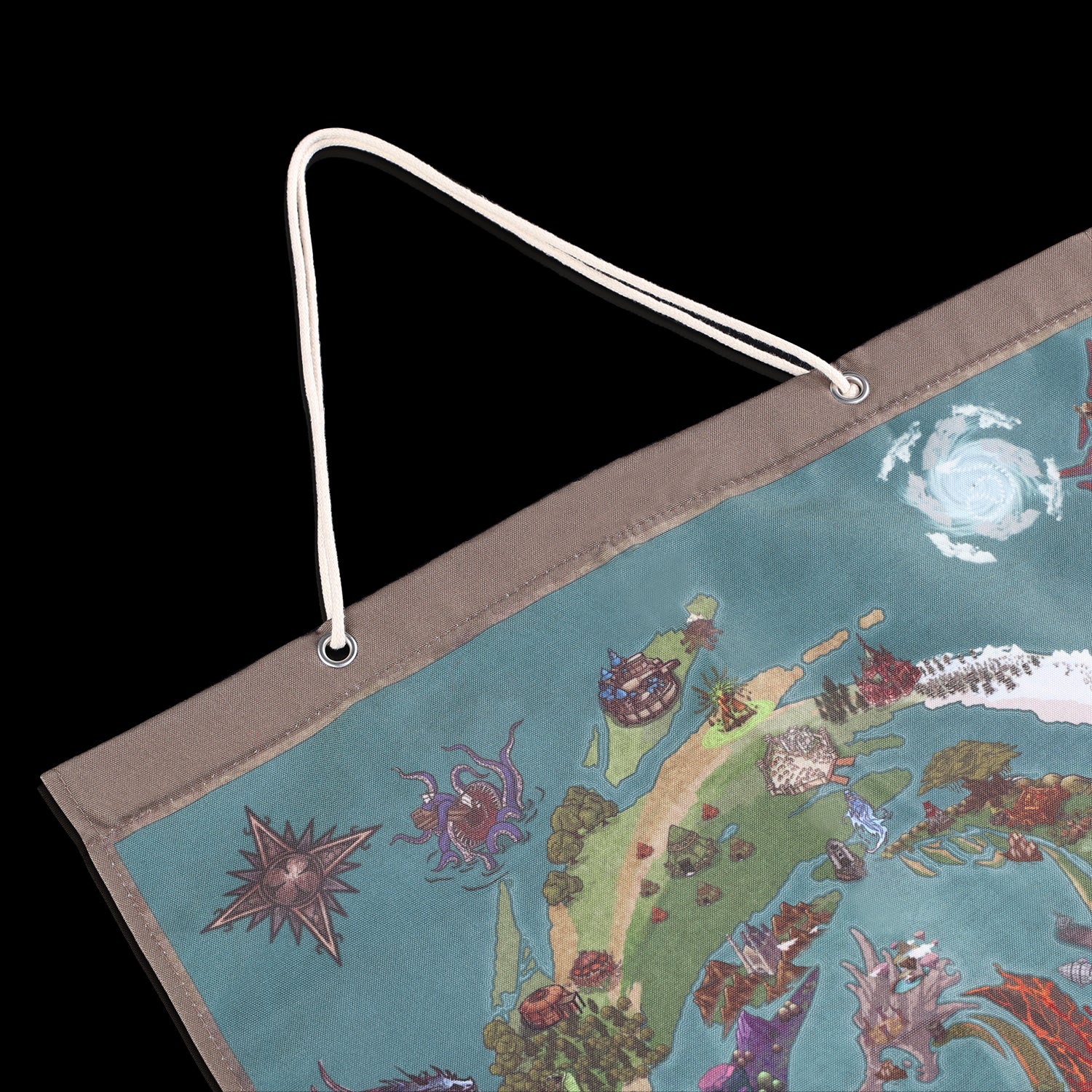 Nothosaur mainland hanging pin display head detail