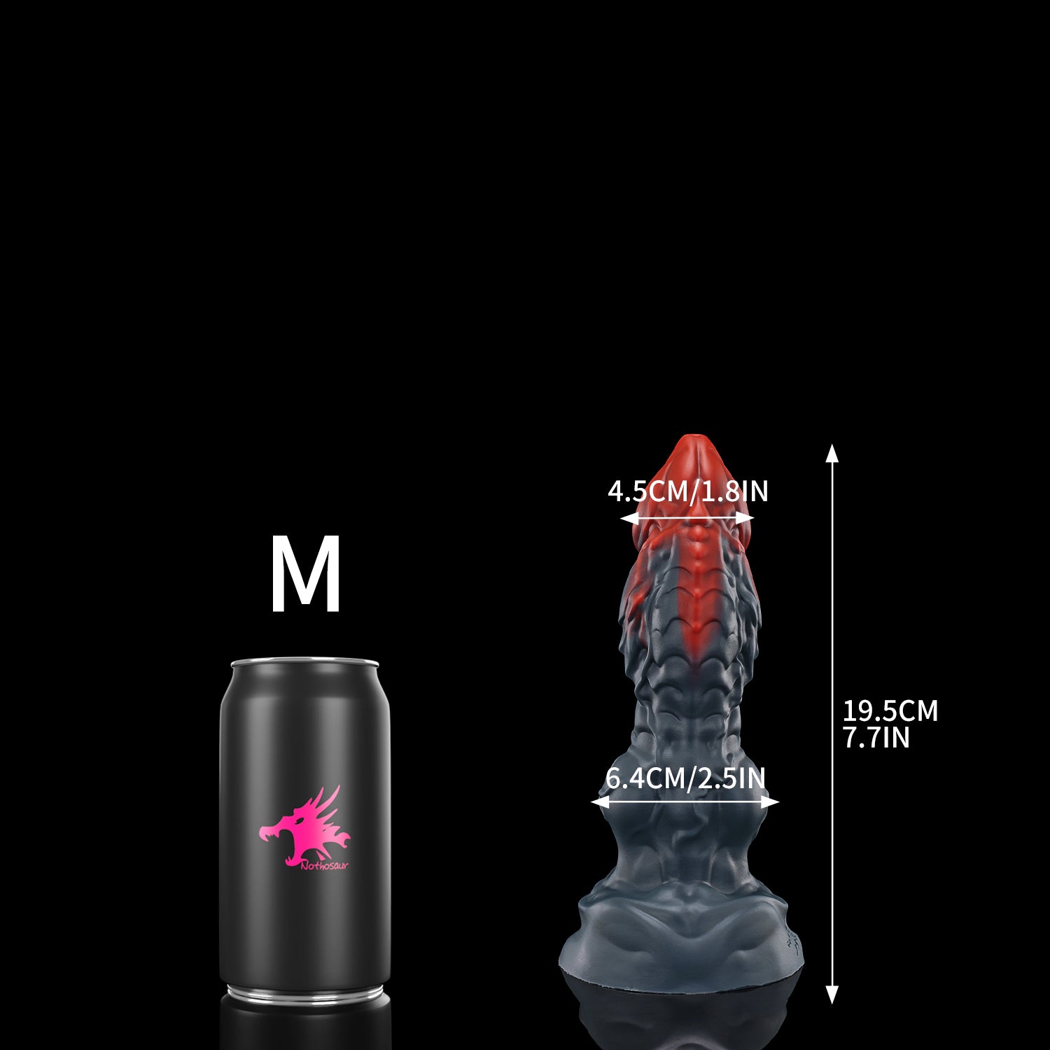 Nothsaur Vra dragon Cumming Dildo Cumming Dildo with Strong Suction Cup for Hands-Free Play M Size