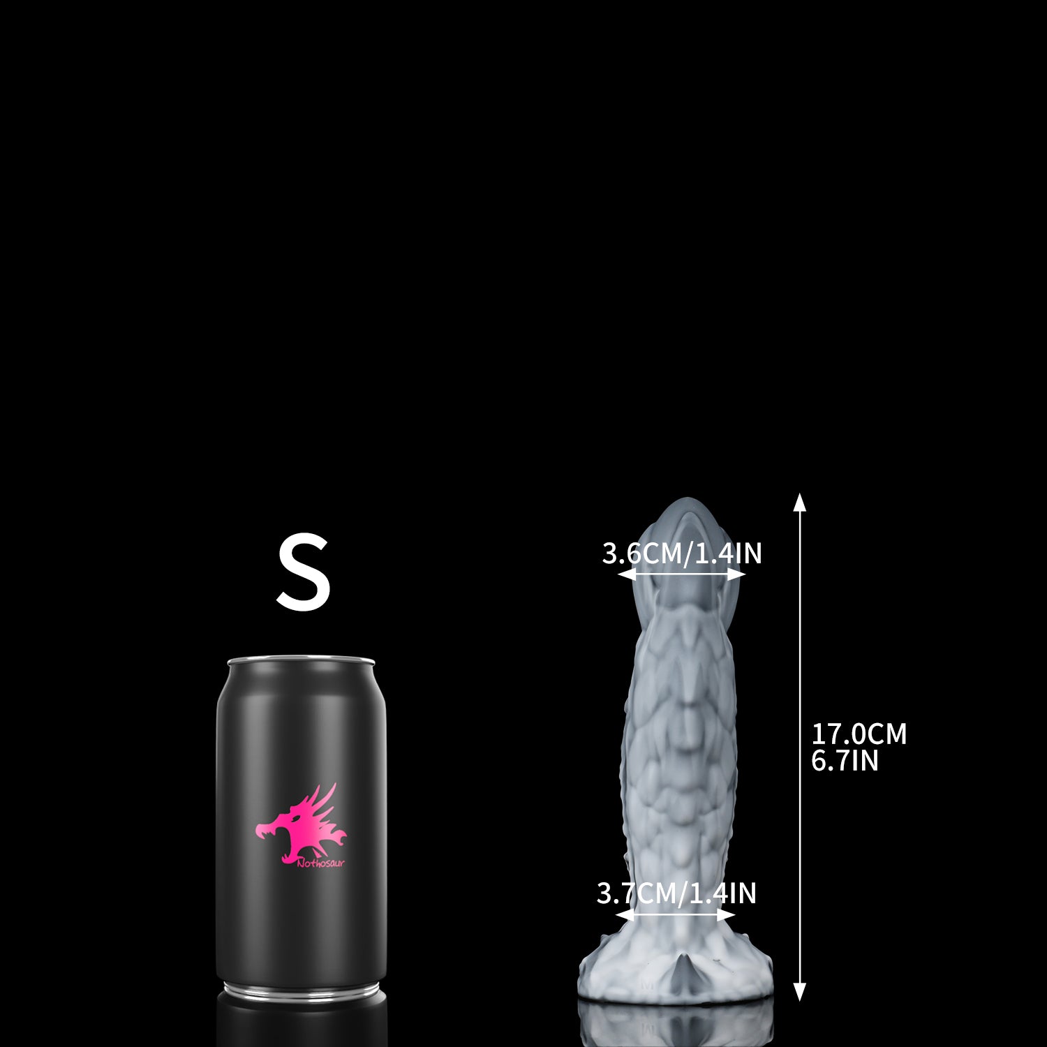 AlienSilverZERGER II Fantasy dildo monster dildo adult toy strap on dildo soft S SIZE