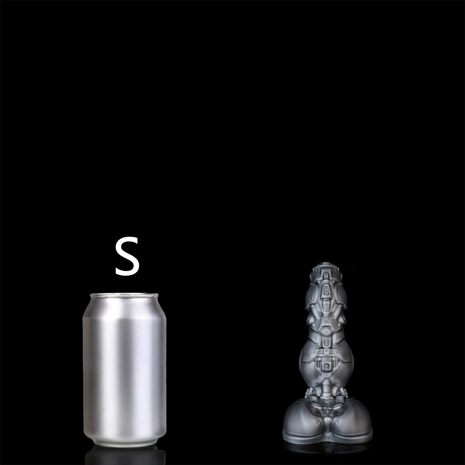 Steel Grey Black nothosaur ROCCOFantasy toy dog knot dildo anal dildo furry toy knotted dildo S SIZE