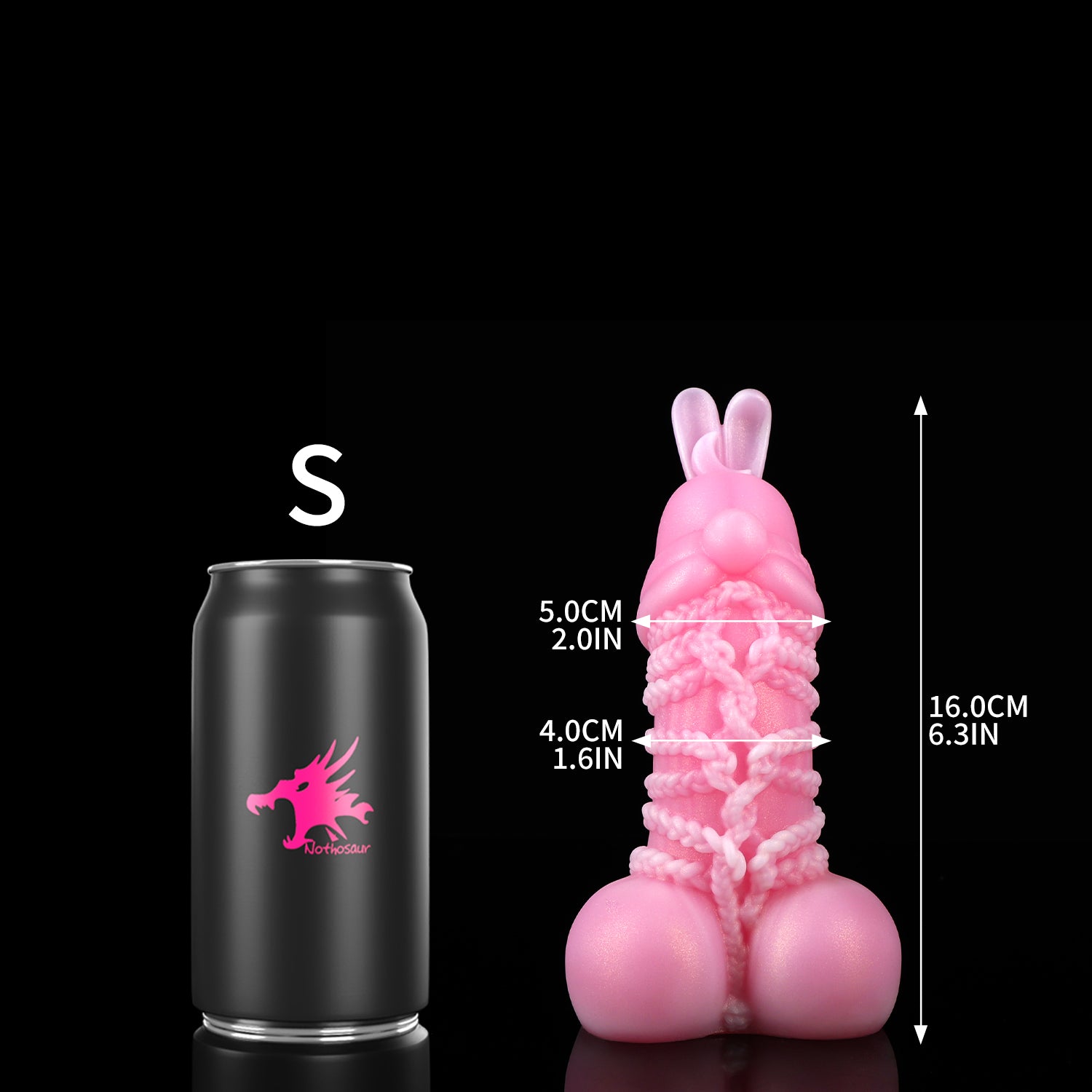 Bubblegum nothosaur TEWI Fantasy dildo rabbit dildo anal dildo monster dildo pink toy s size