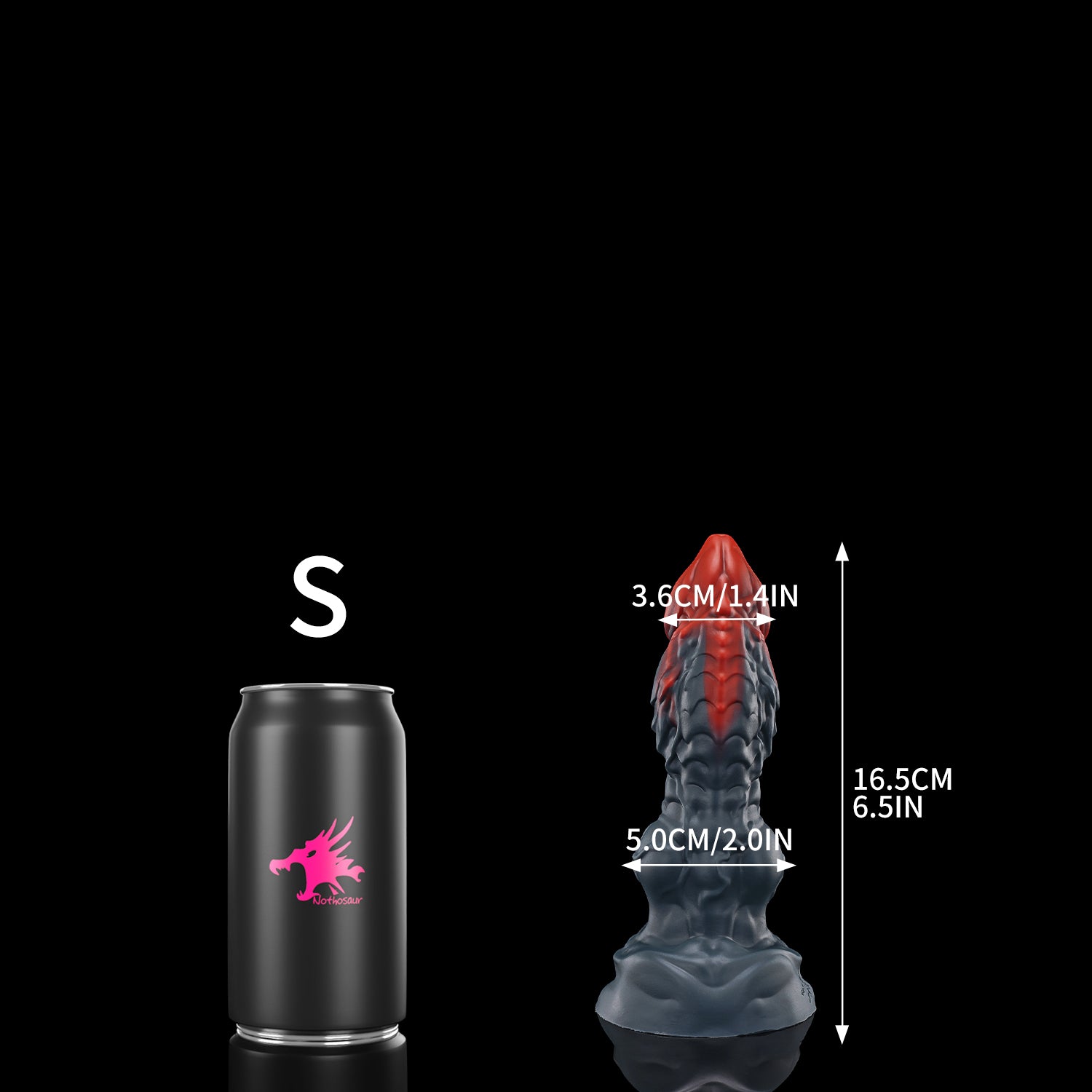 Nothsaur Vra dragon Cumming Dildo Cumming Dildo with Strong Suction Cup for Hands-Free Play S Size