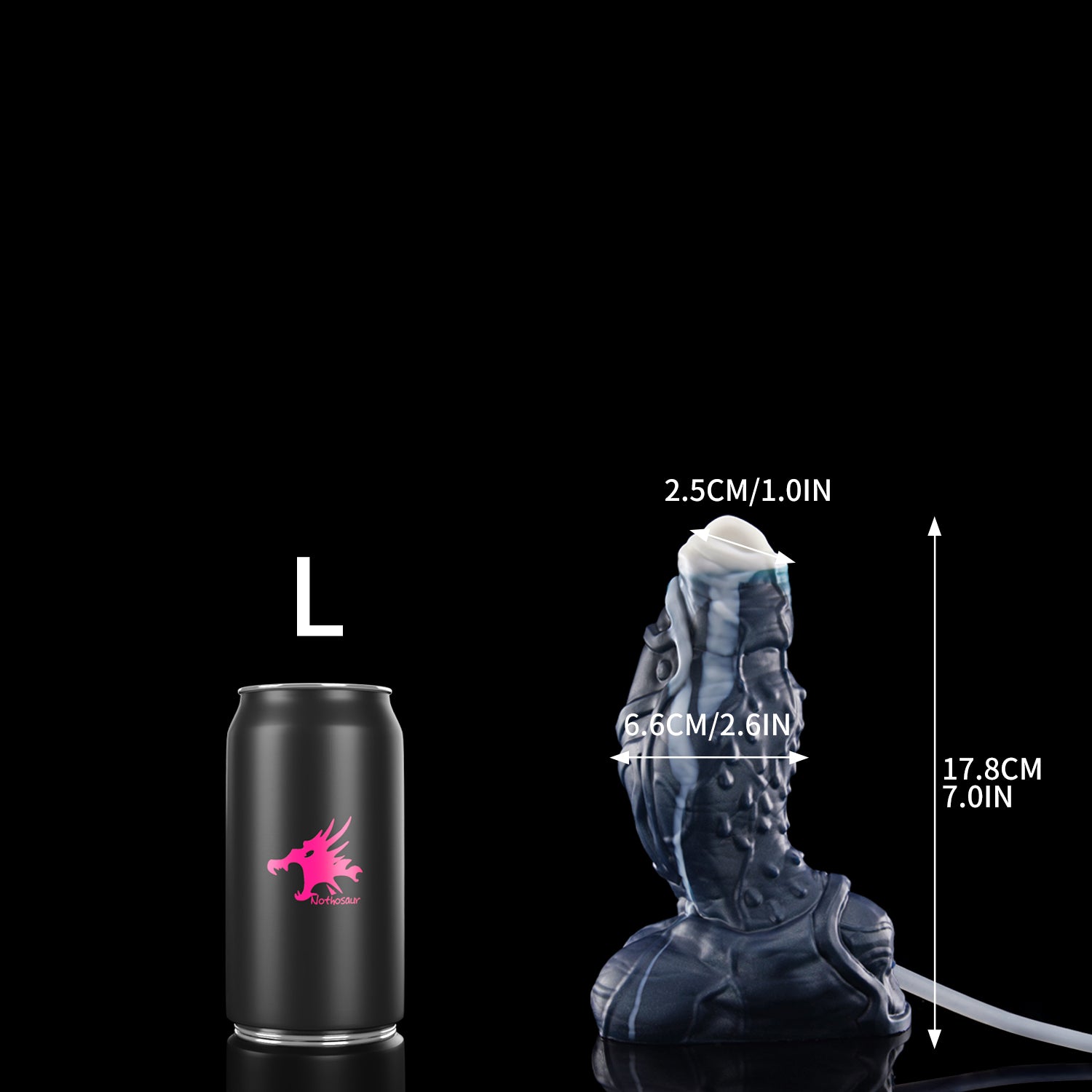 Nothosaur Torben+tube Anal thick dildo for Beginners for G Spot and Anal Prostate L Size