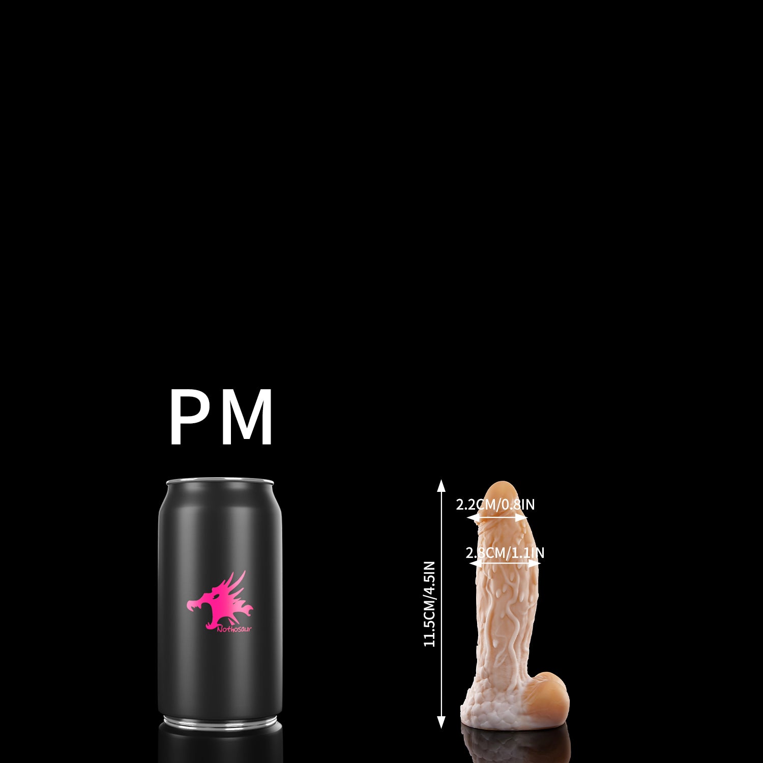 NOTHOSAUR WIZII Fantasy dildo hentai dildo ribbed surface silicone for g spot pm size