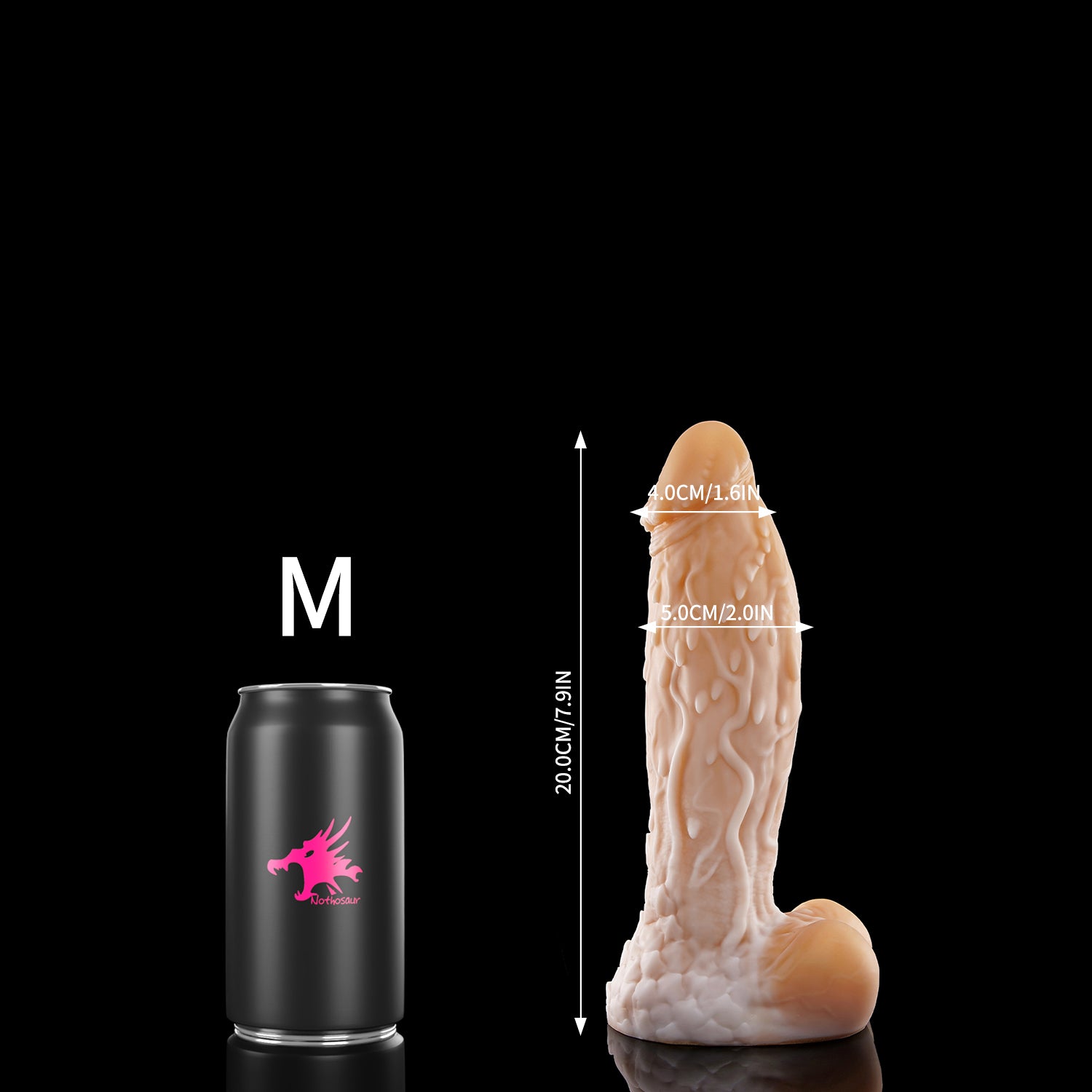 NOTHOSAUR WIZII Fantasy dildo hentai dildo ribbed surface silicone for g spot m size