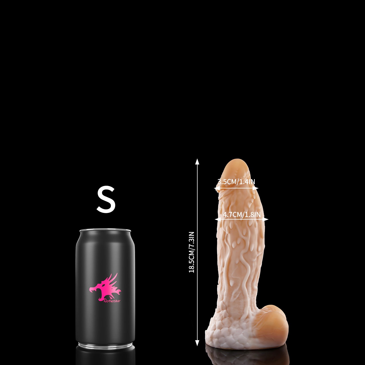 NOTHOSAUR WIZII Fantasy dildo hentai dildo ribbed surface silicone for g spot s size