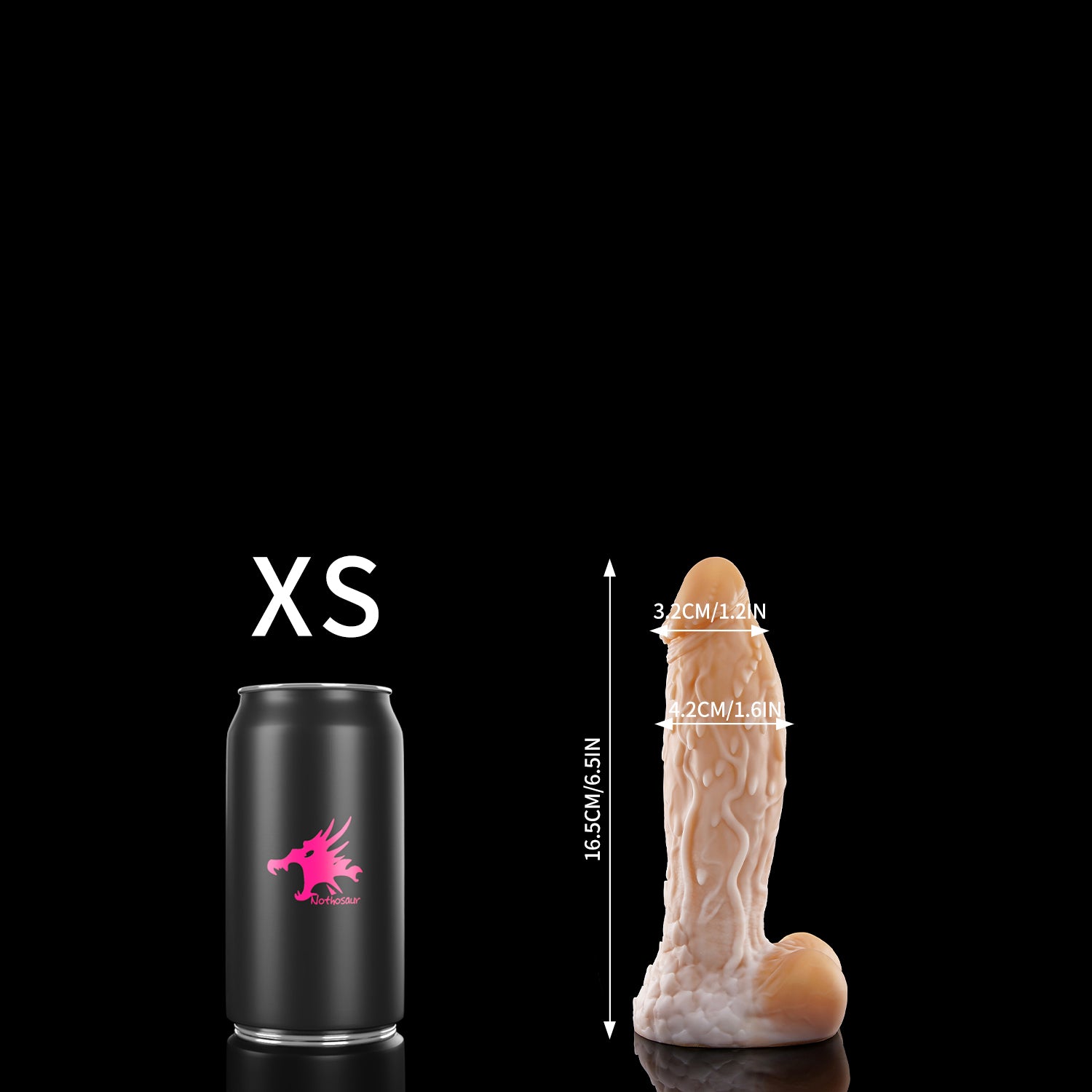 NOTHOSAUR WIZII Fantasy dildo hentai dildo ribbed surface silicone for g spot xs size