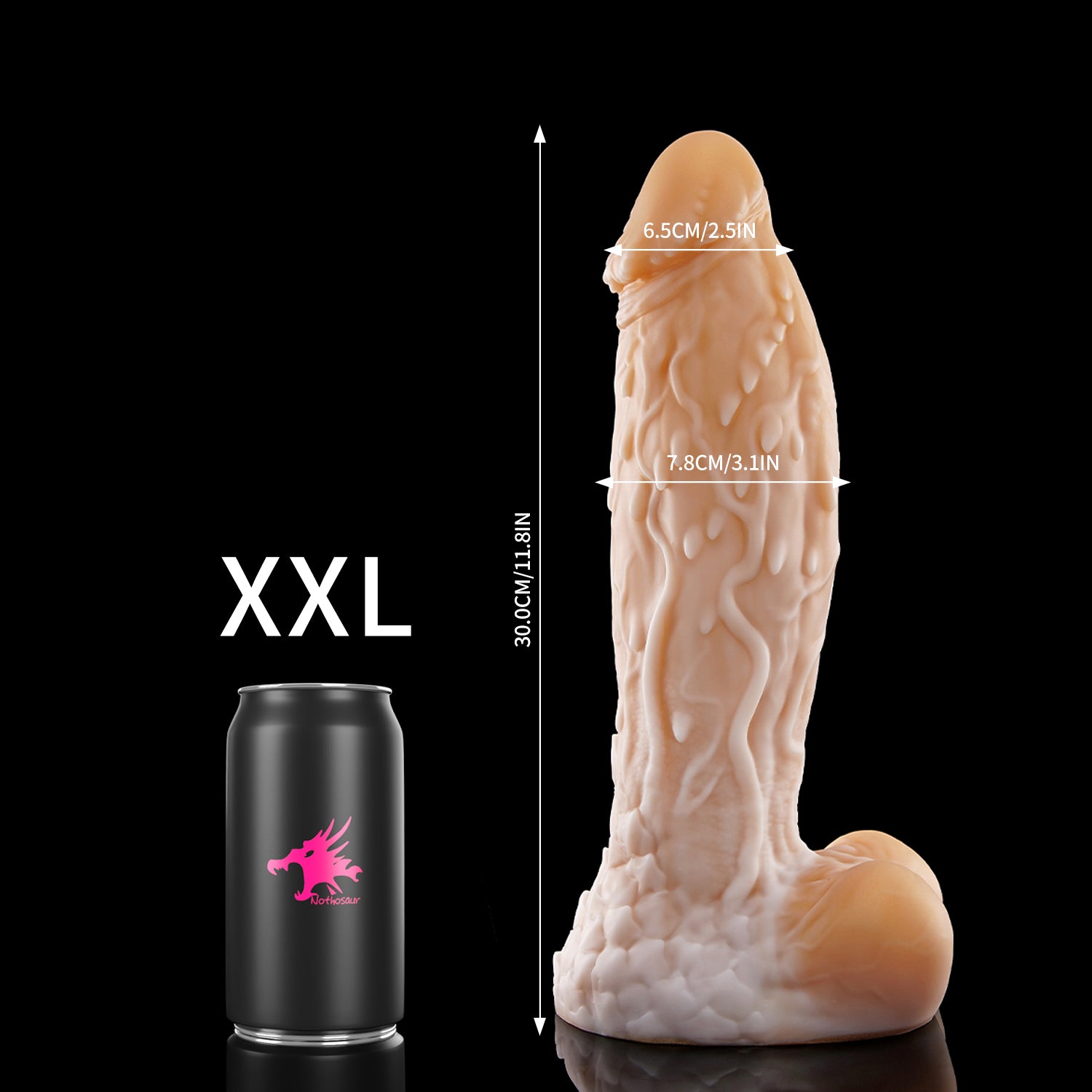 NOTHOSAUR WIZII Fantasy dildo hentai dildo ribbed surface silicone for g spot XXL size