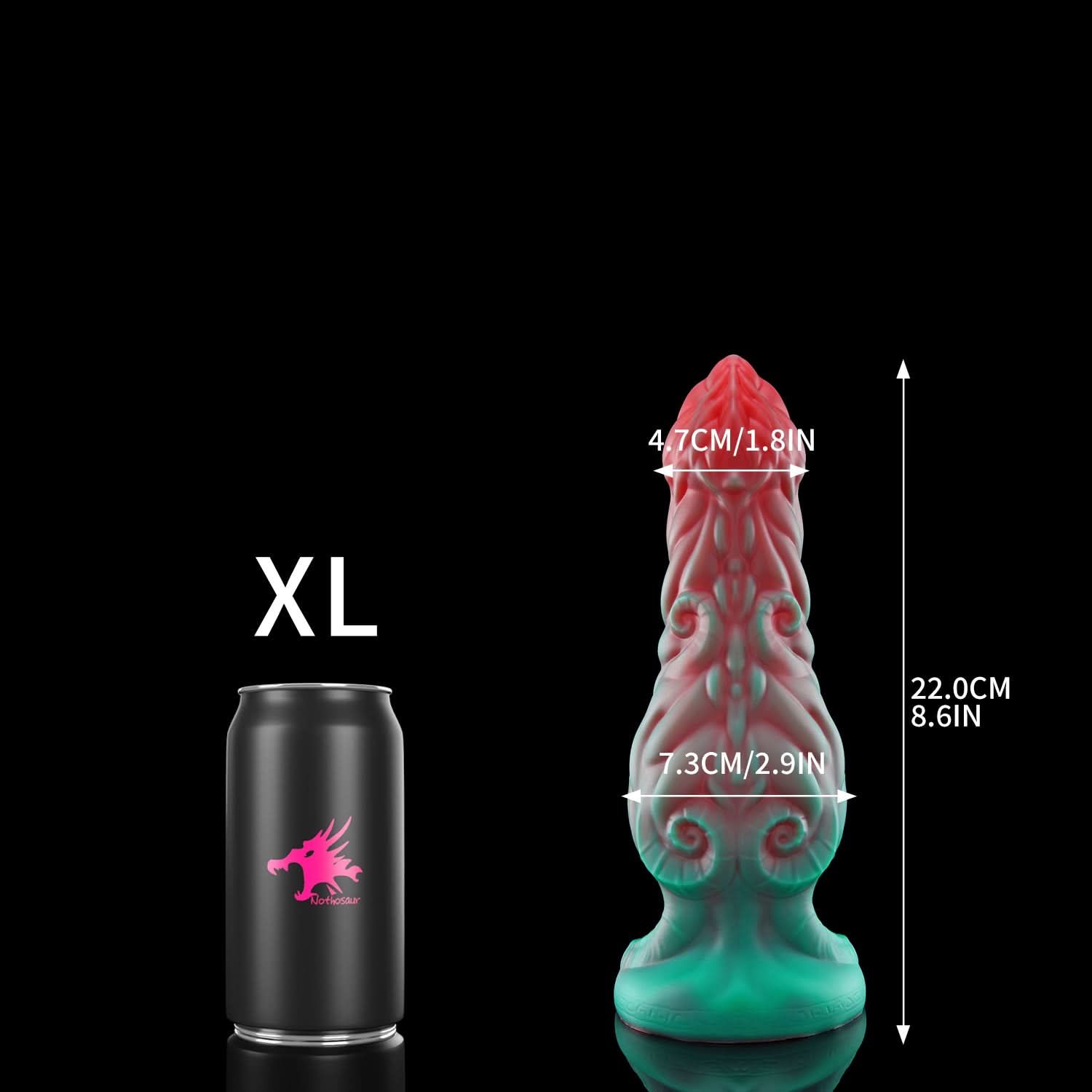 Rainforest green.NOTHOSAUR ARIES Fantasy dildo hentai dildo giant dildo anal dildo soft XL SIZE
