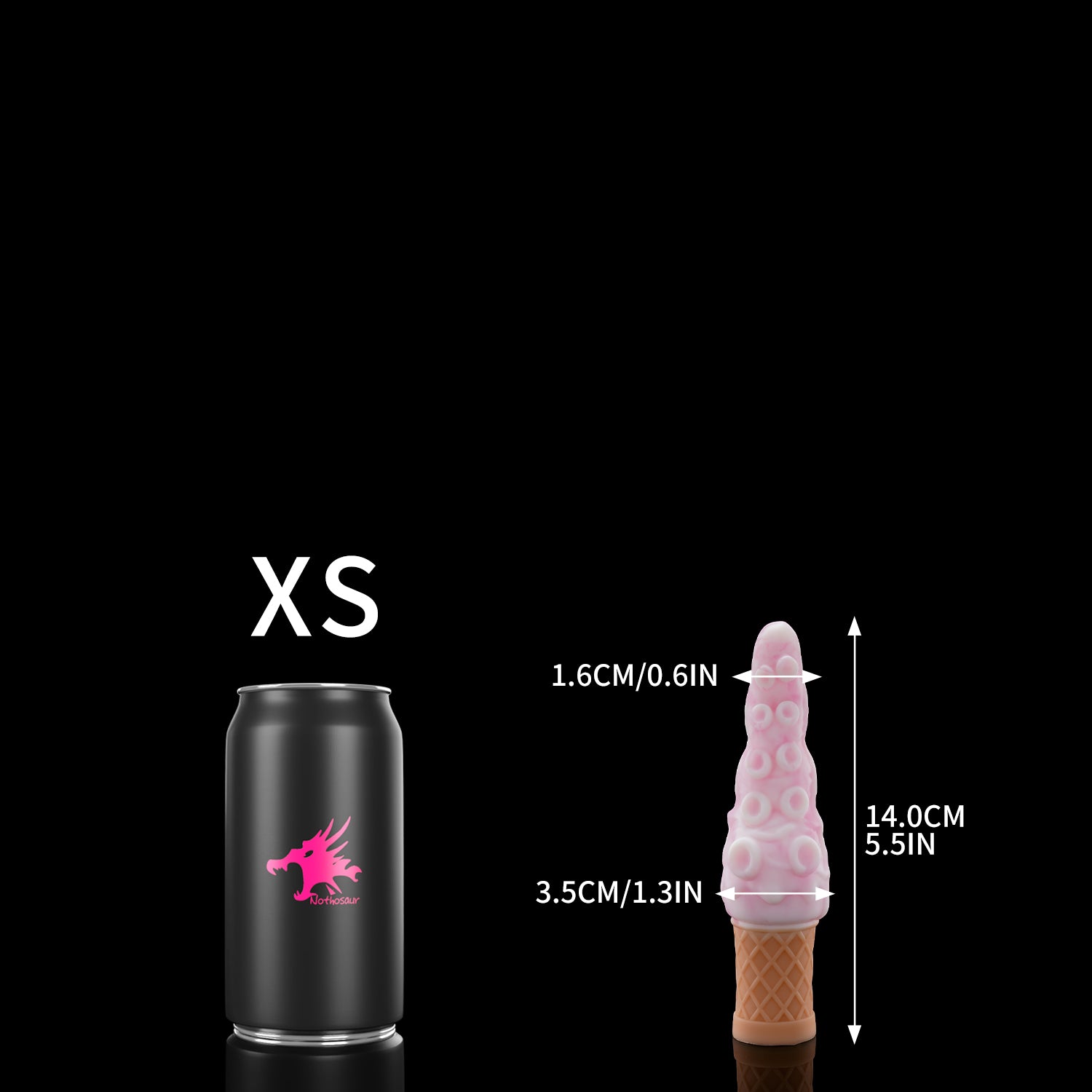 MilkberryMilkberry nothosaur T-ICECREAM tentacle dildo XS size