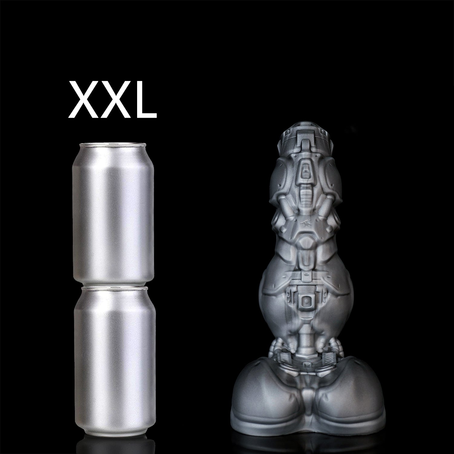 Steel Grey Black nothosaur ROCCOFantasy toy dog knot dildo anal dildo furry toy knotted dildo XXL SIZE