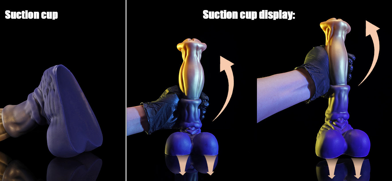 Nothosaur fantasy dildo anubis suction cup display