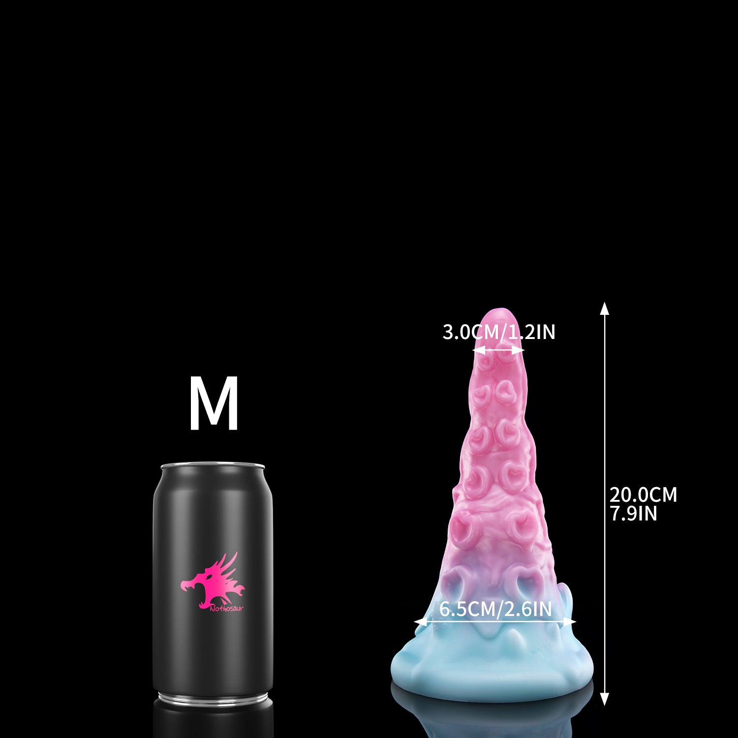 Nothosaur SUNDAY tentacle dildo M size