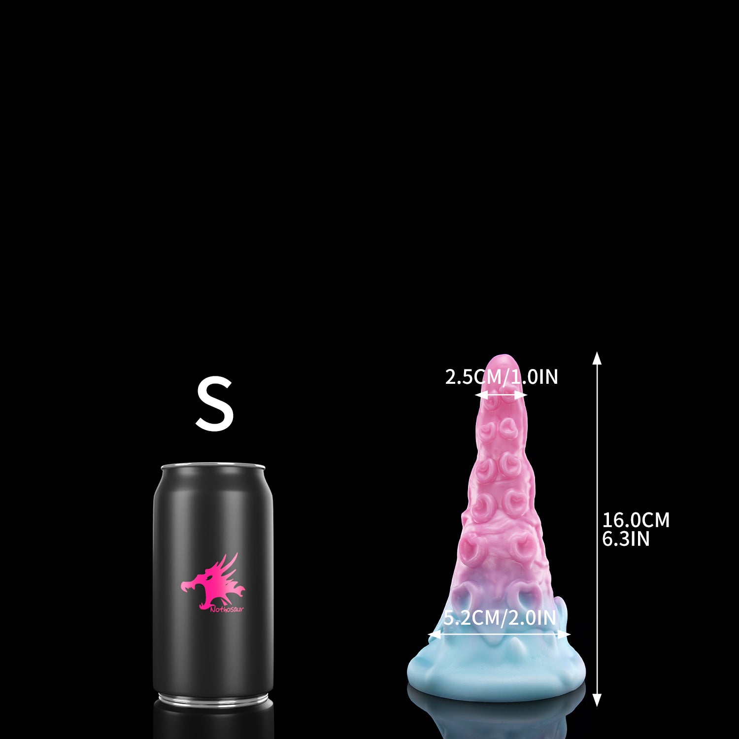 Nothosaur SUNDAY tentacle dildo S size