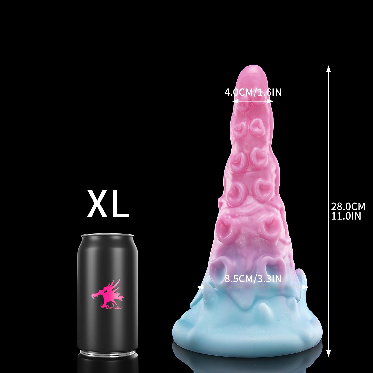 Nothosaur SUNDAY tentacle dildo XL size