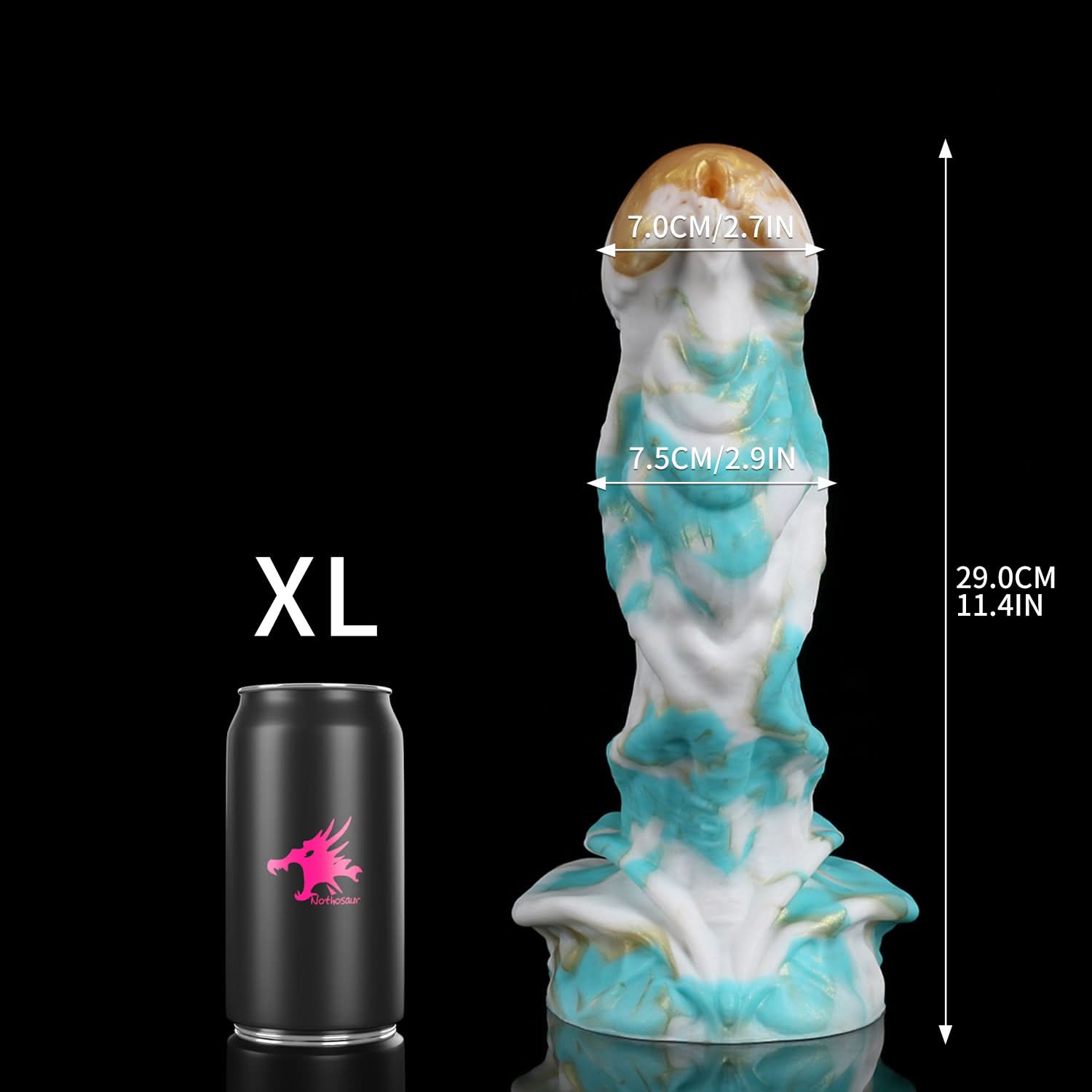 Nothosaur AGNME  fantasy dildo dragon dildo anal toy strap on dildo monster dildo XL SIZE
