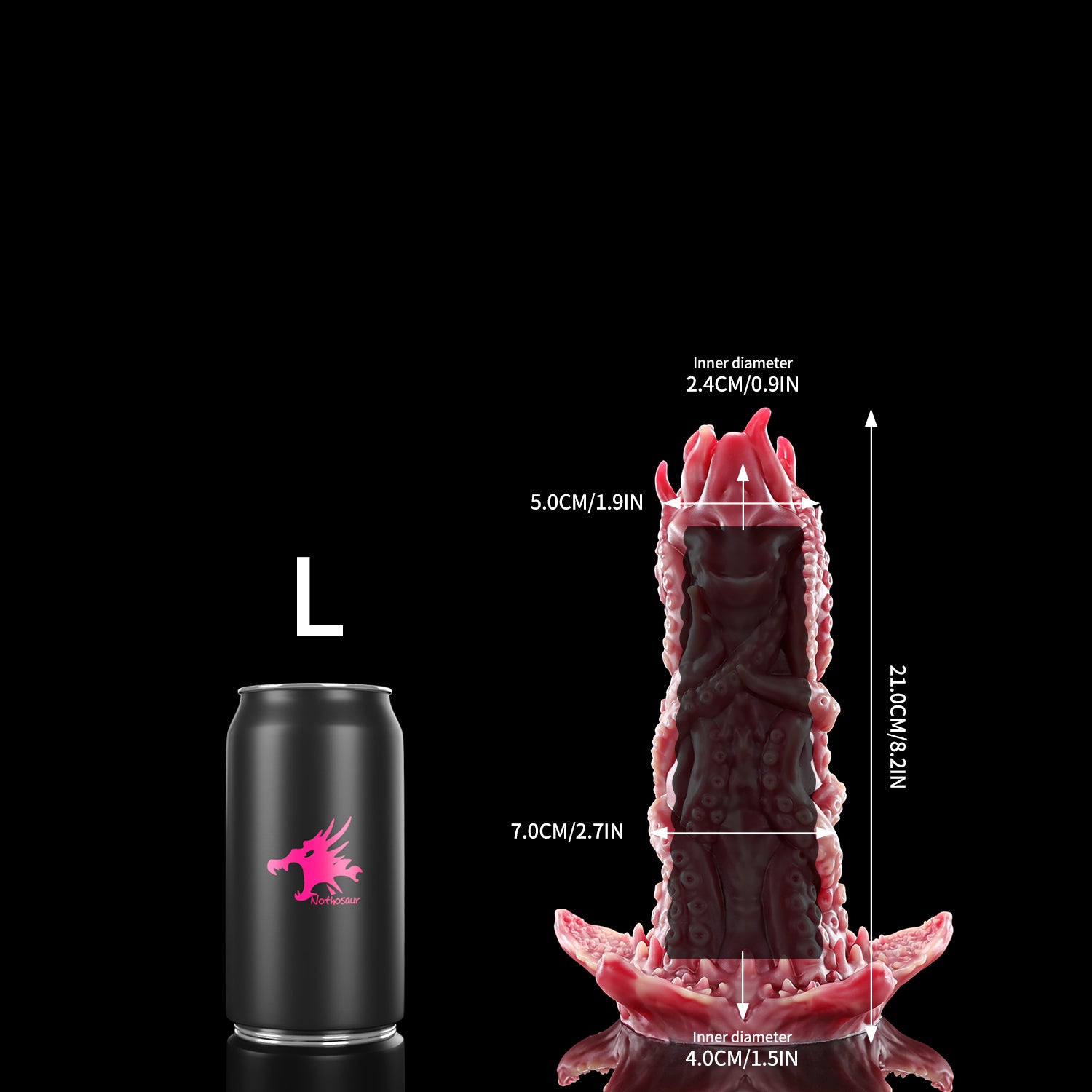 Nothosaur KOHANA tentacle ovipositor fantasy dildo hentai dildo L size