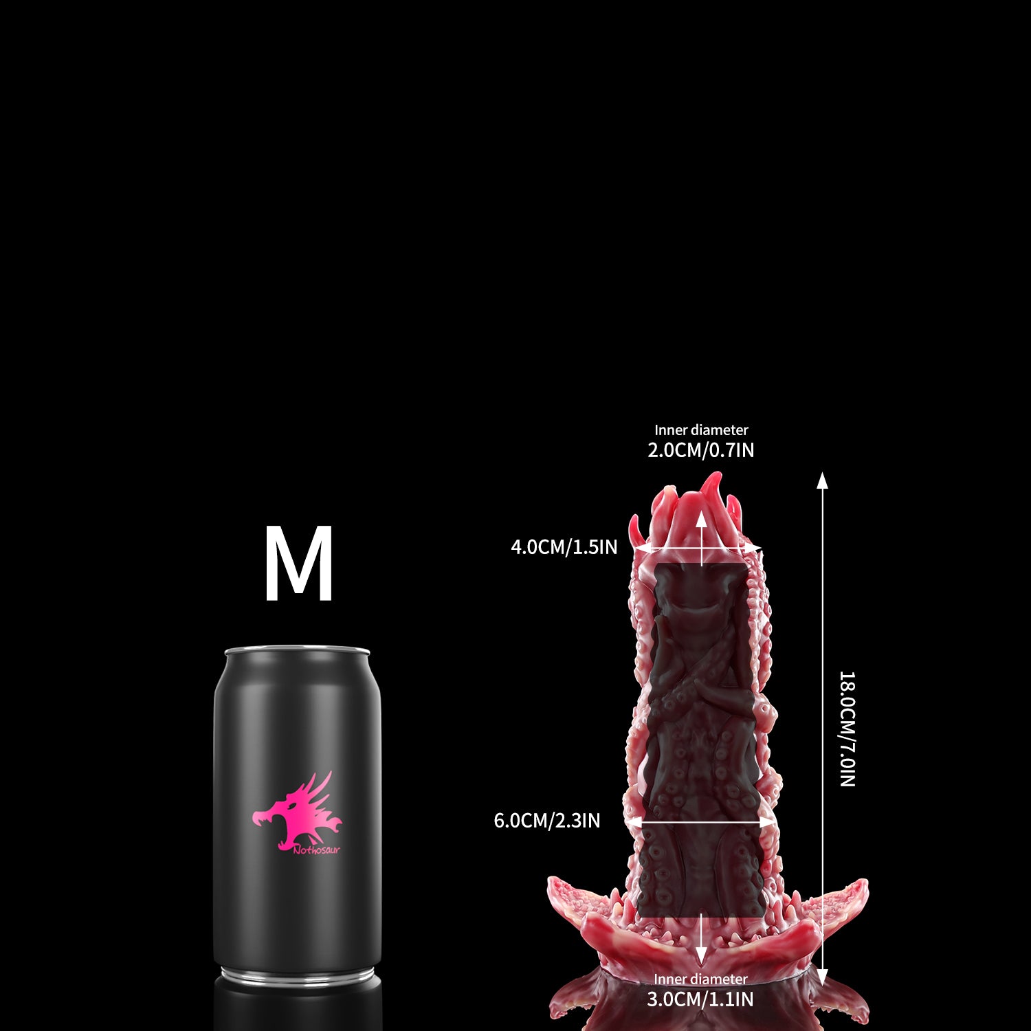 Nothosaur KOHANA tentacle ovipositor fantasy dildo hentai dildo M size