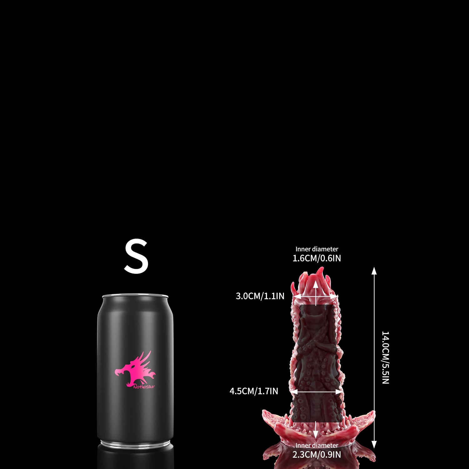 Nothosaur KOHANA tentacle ovipositor fantasy dildo hentaidildo S size