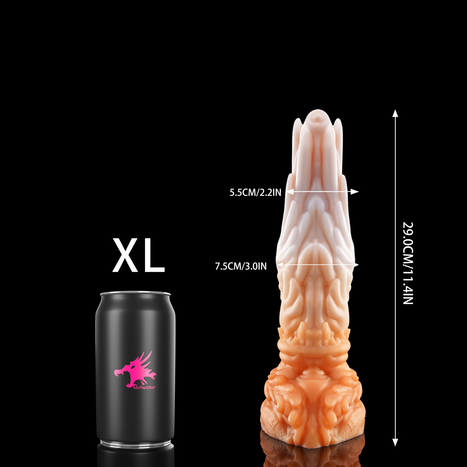 nothosaur VirgoFantasy dildo constellation dildo anal dildo textured cosmic dildo XL SIZE