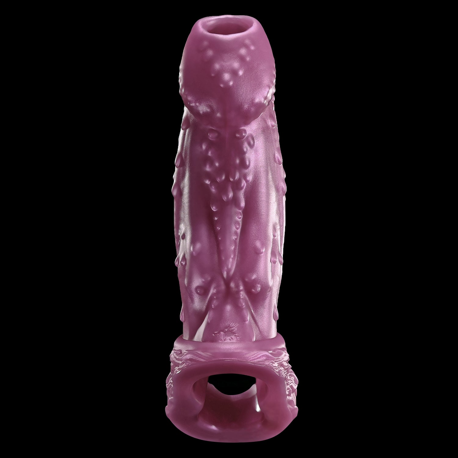 Nothosaur Alcar Silicone Penis sleeve cock sheath cuffs Extender make Thick Dildo
