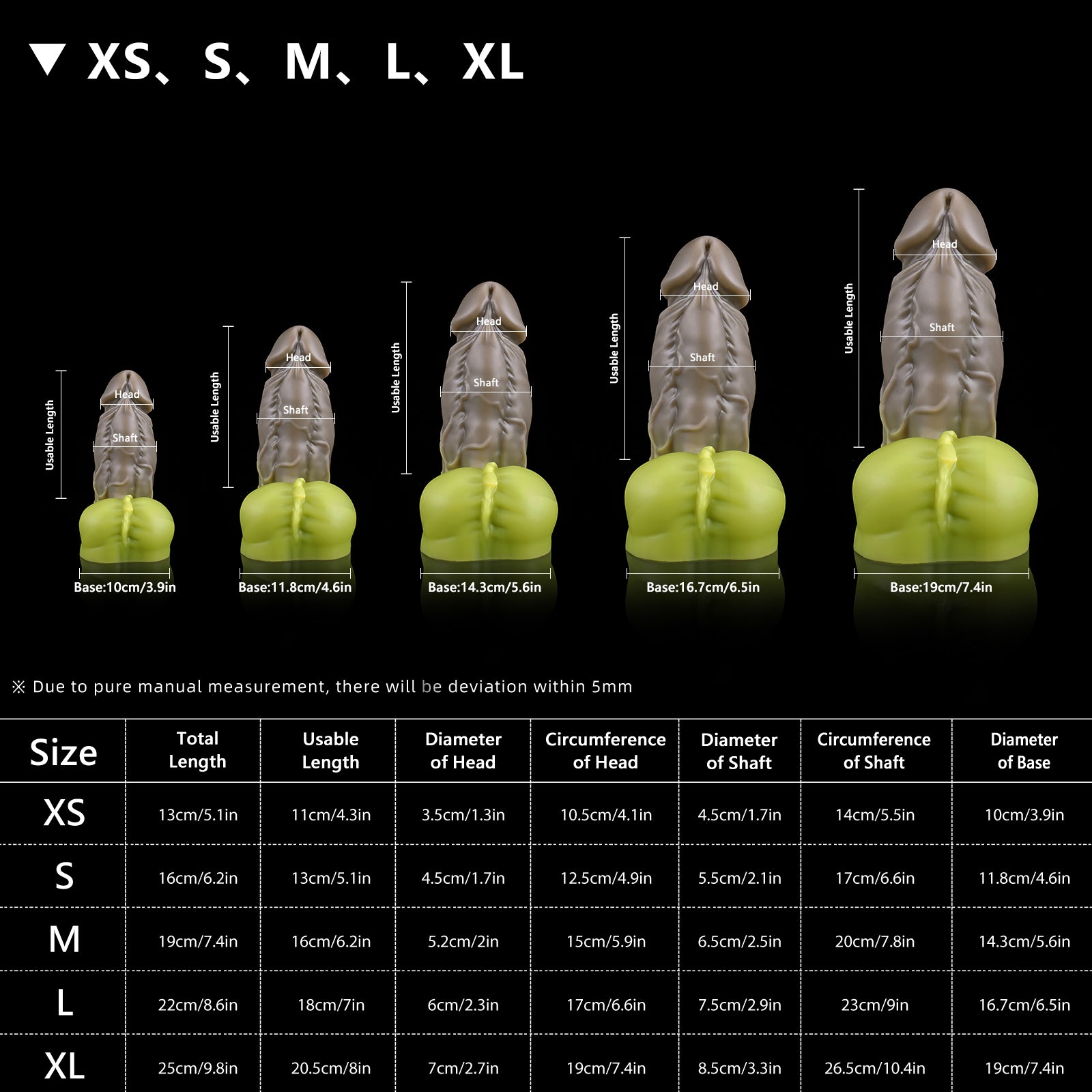 Nothosaur HOGGE fantasy wolf dildo with a realistic head and textured shaft - product view 15