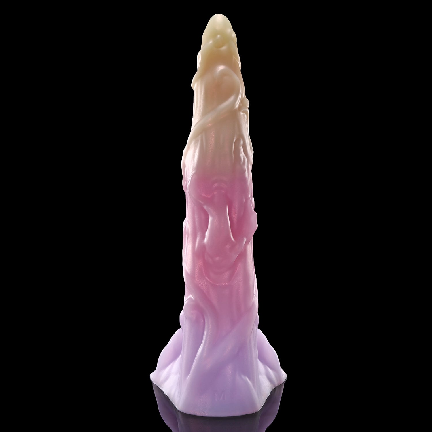 Nothosaur LYSAN fantasy double ended dildo with organic vine and branch textures - product view 27
