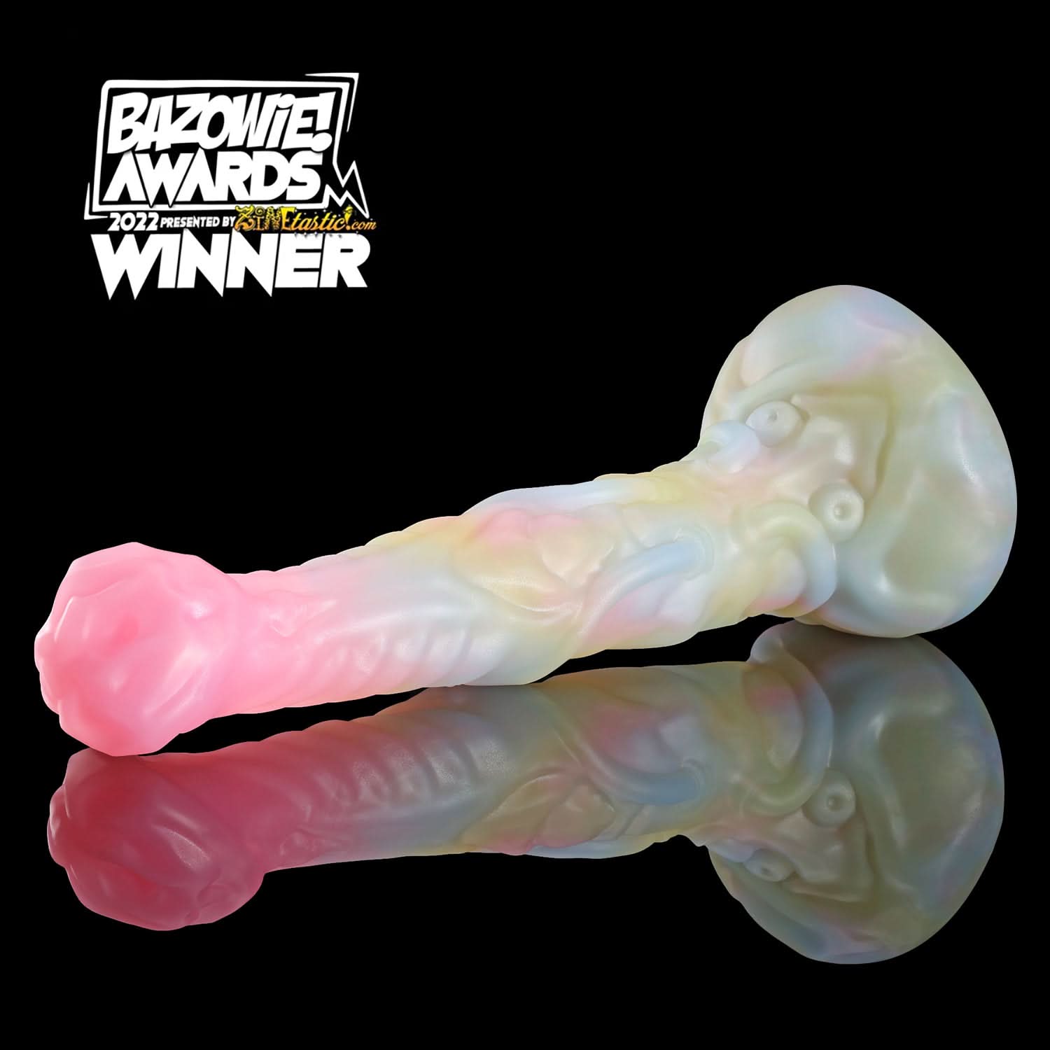 Nothosaur NECRONS fantasy mechanical horse dildo with layered machine-like textures - product view 01