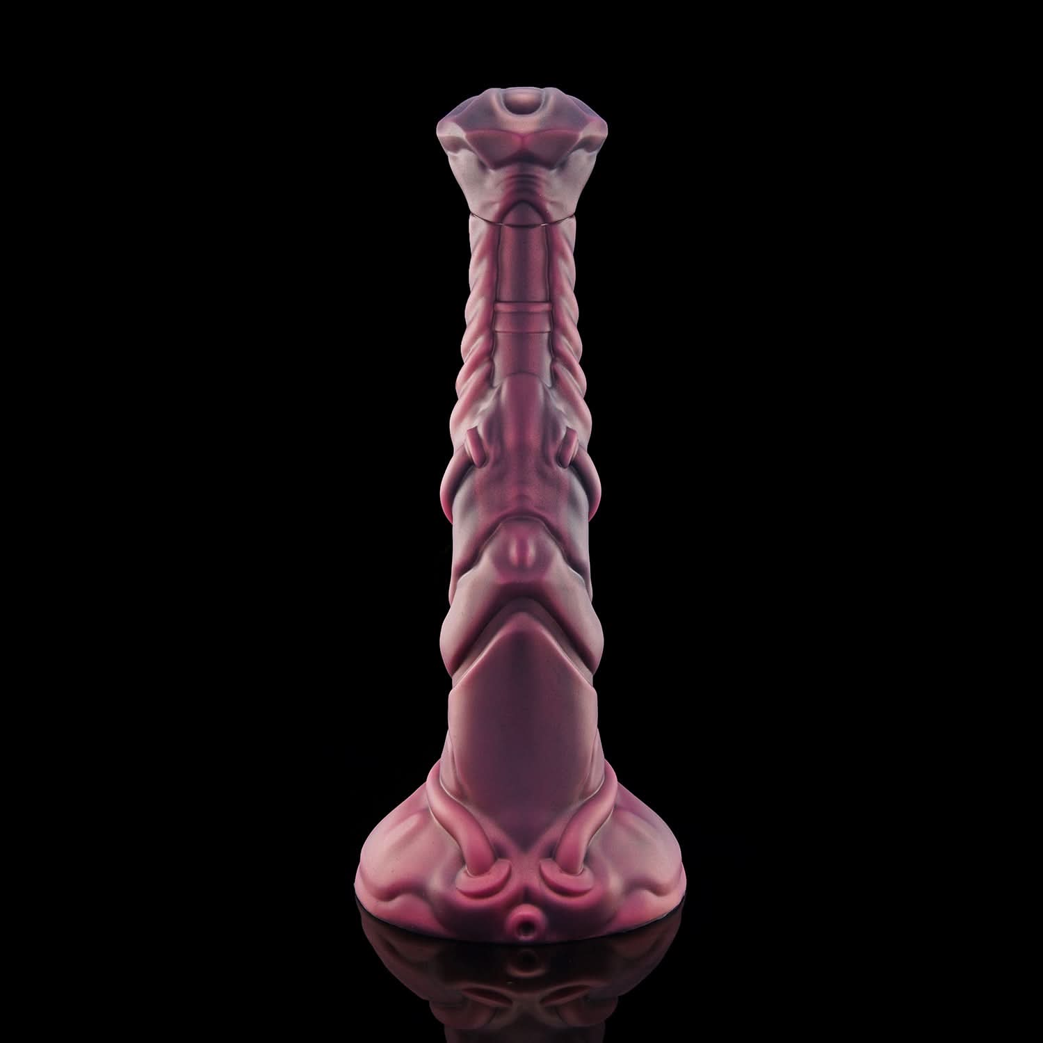 Nothosaur NECRONS fantasy mechanical horse dildo with layered machine-like textures - product view 17