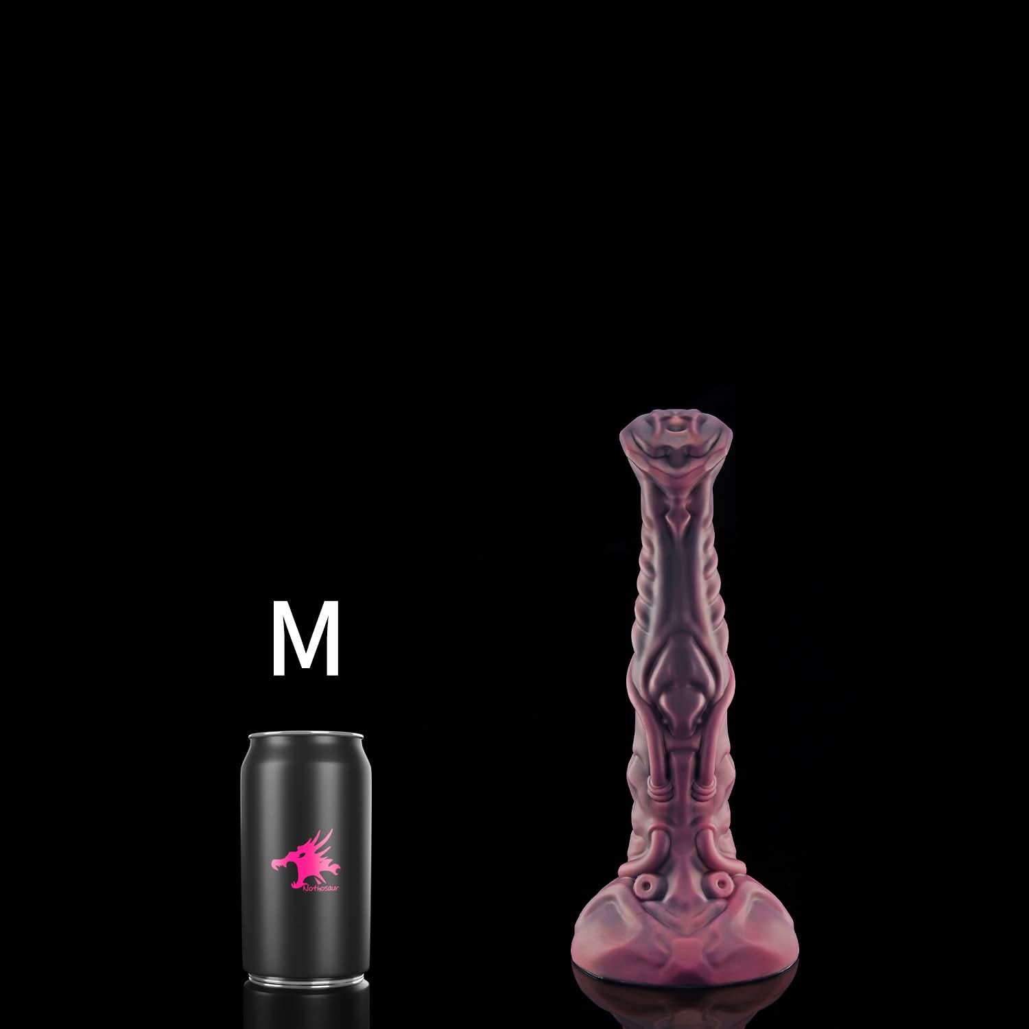 Nothosaur NECRONS fantasy mechanical horse dildo with layered machine-like textures - size reference 21