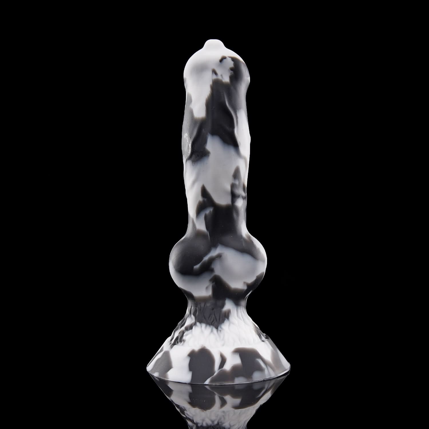 Nothosaur NICOS fantasy dog knot dildo with a textured shaft and pronounced knot - product view 06